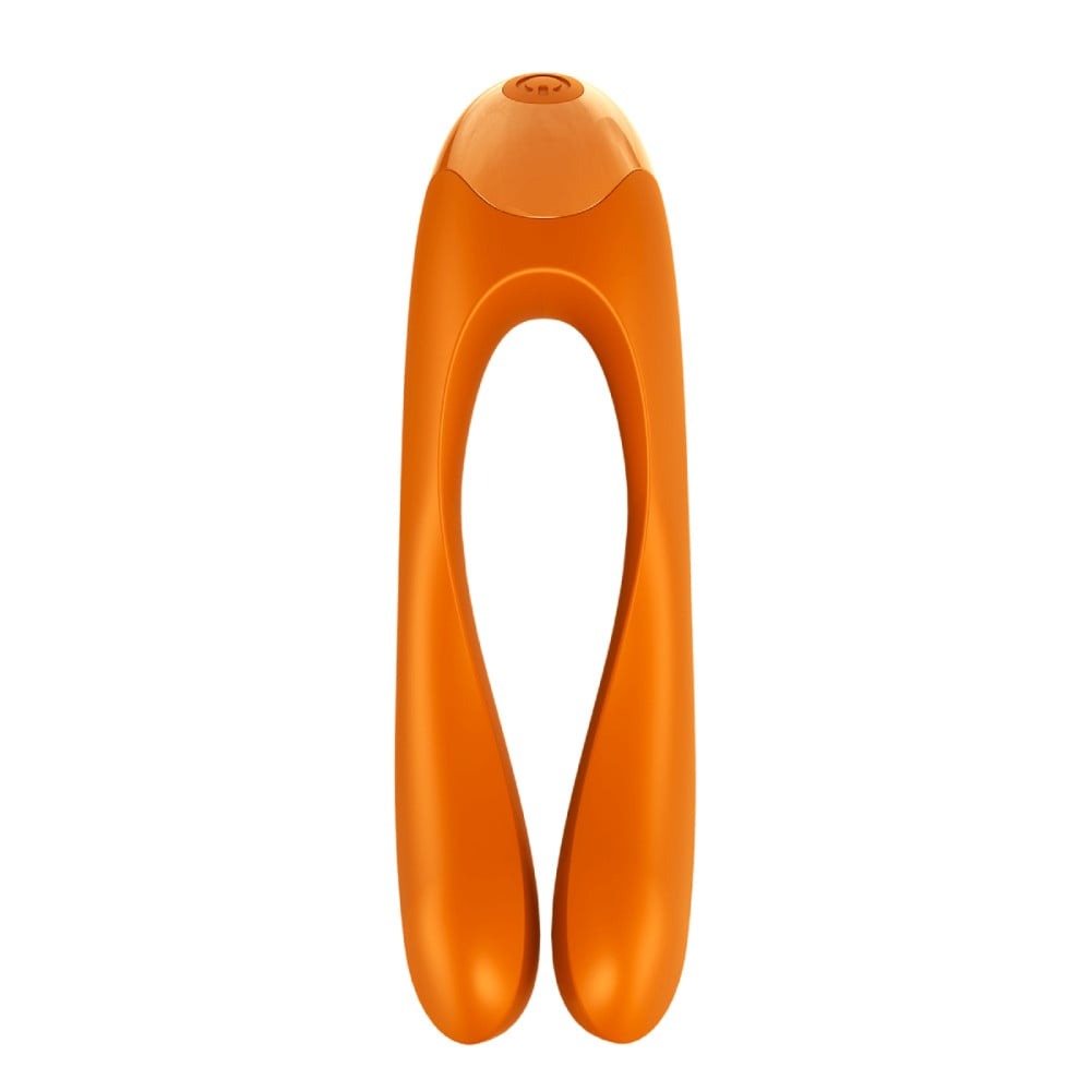 Універсальний міні вібратор Satisfyer Candy Cane помаранчевий