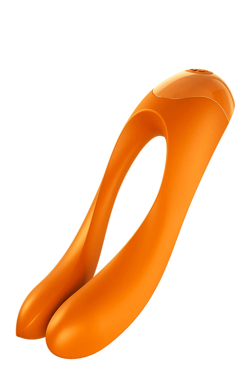 Универсальный мини вибратор Satisfyer Candy Cane оранжевый