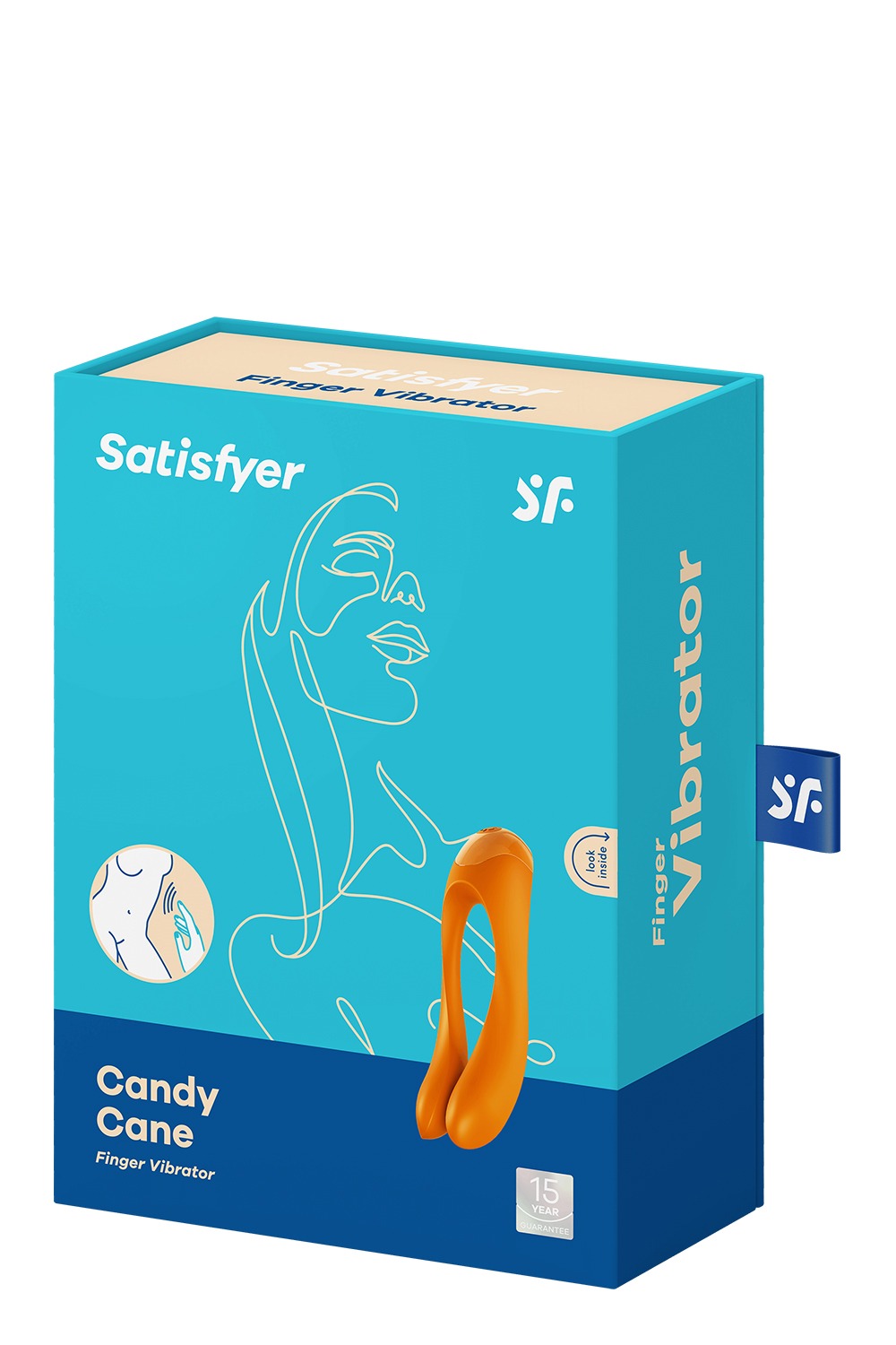 Універсальний міні вібратор Satisfyer Candy Cane помаранчевий