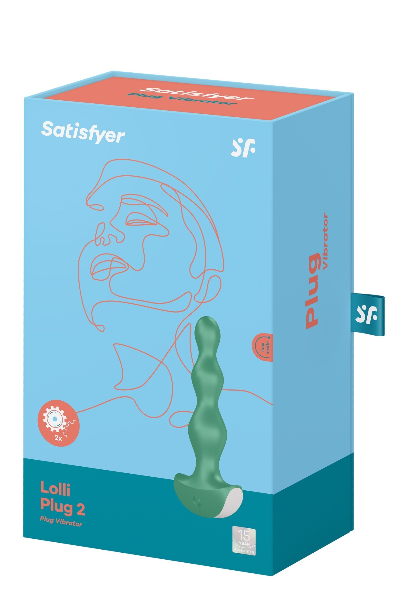 Анальная пробка с вибрацией Satisfyer Lolli-Plug 2 зеленый