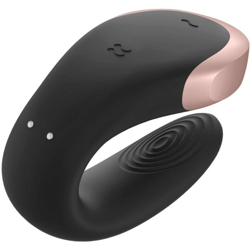 Люксовый смарт вибратор для пар Satisfyer DOUBLE LOVE черный