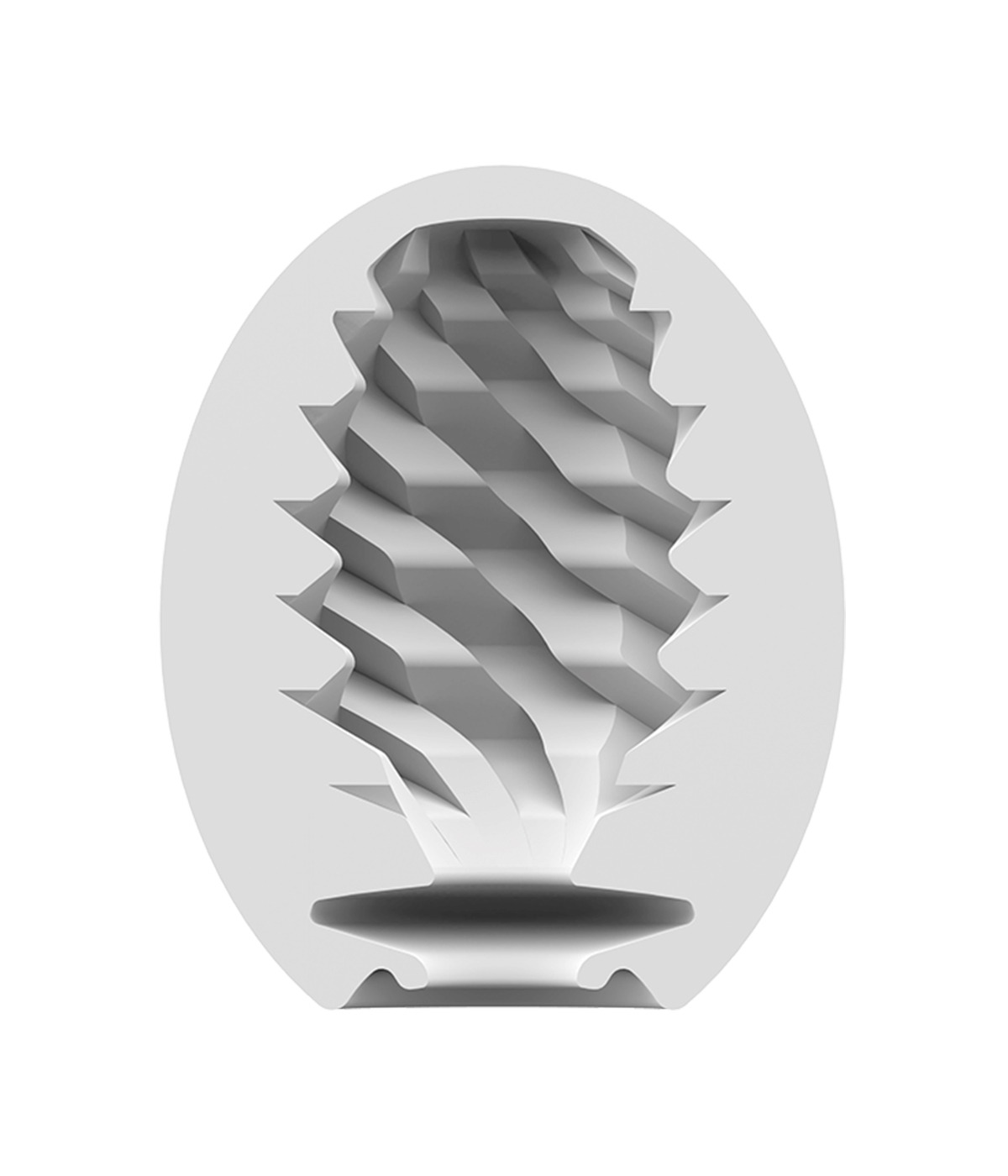 Мастурбатор, що самозмазується у вигляді яйця Satisfyer Fierce Masturbator Egg рельєфний