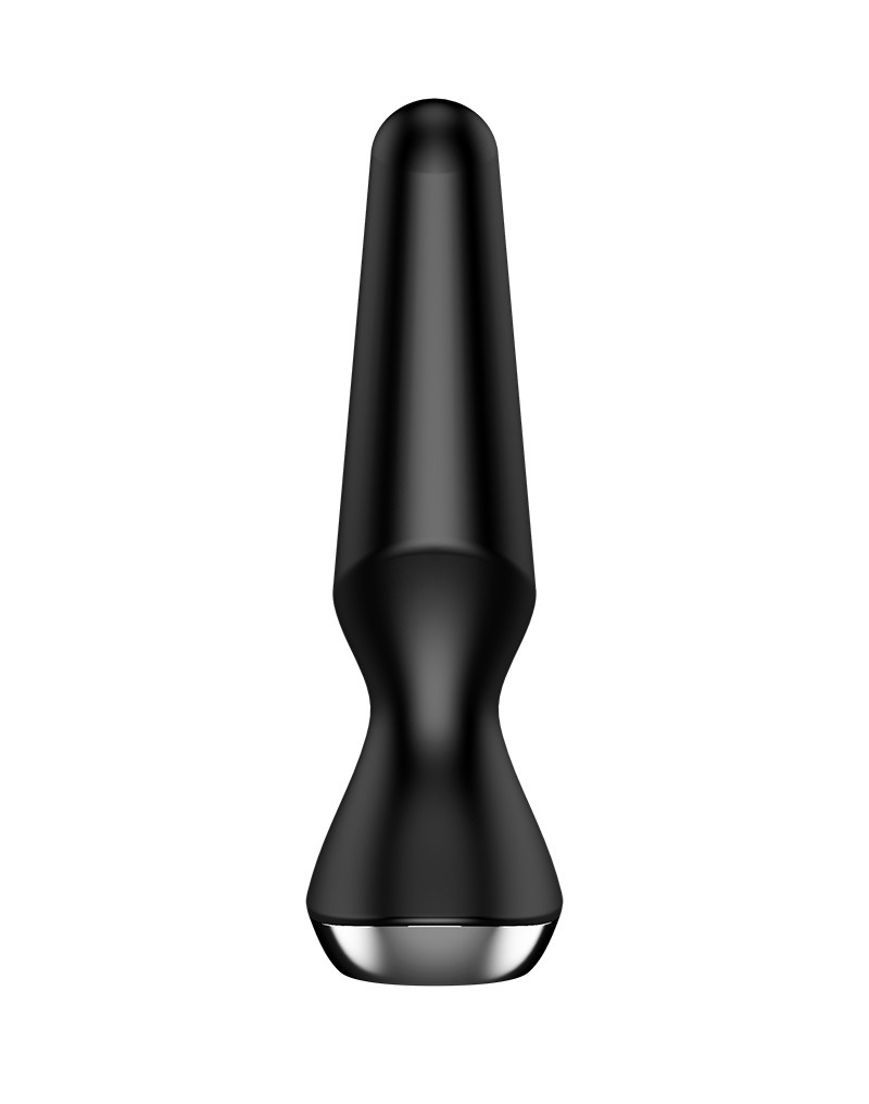 Анальна пробка з функцією керування зі смартфона Satisfyer Plug-Ilicious, чорний