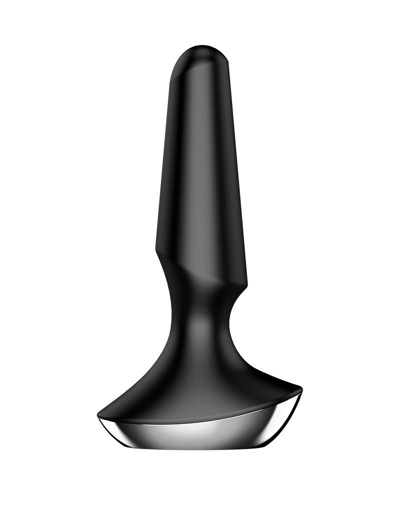 Анальна пробка з функцією керування зі смартфона Satisfyer Plug-Ilicious, чорний