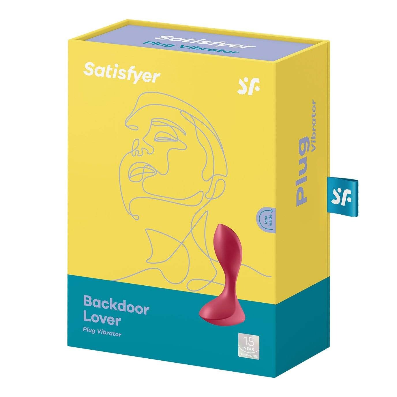 Анатомічна анальна пробка із вібрацією Satisfyer Backdoor Lover червона