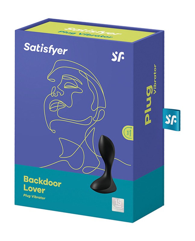 Анальна пробка з вібрацією Satisfyer Backdoor Lover, чорний