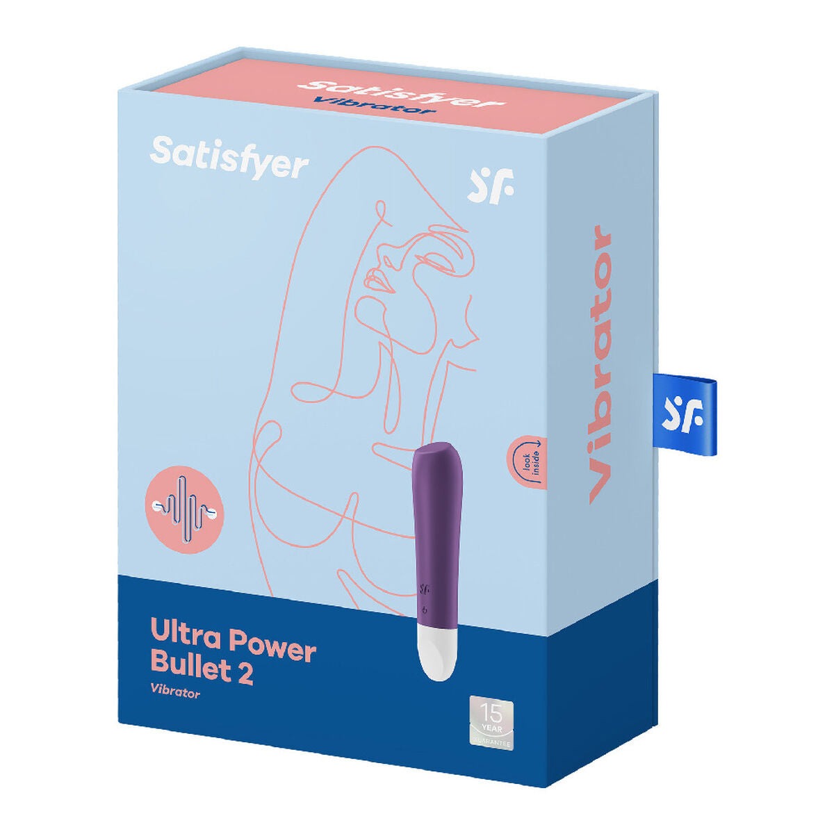 Вибропуля для целенаправленной стимуляции Satisfyer Ultra Power Bullet 2 фиолетовая