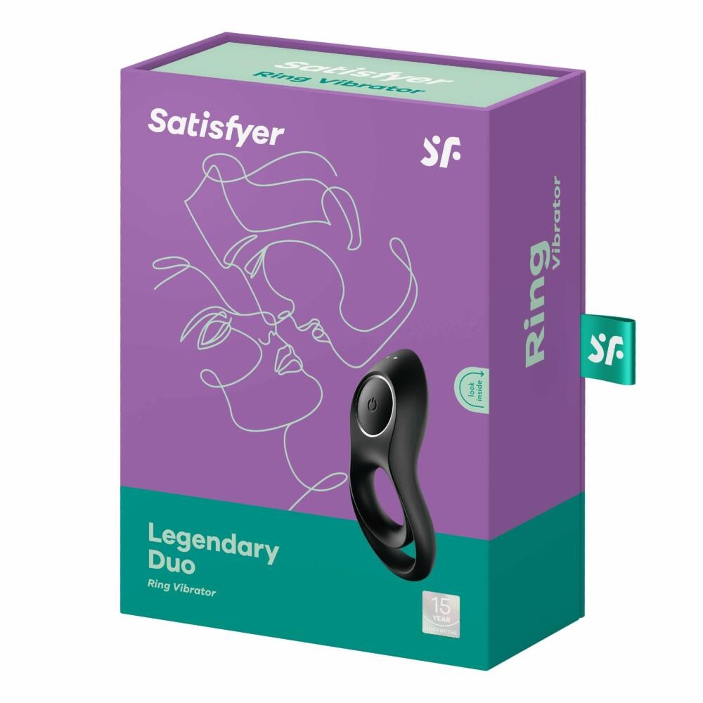 Двойное эрекционное кольцо Satisfyer Legendary Duo черный