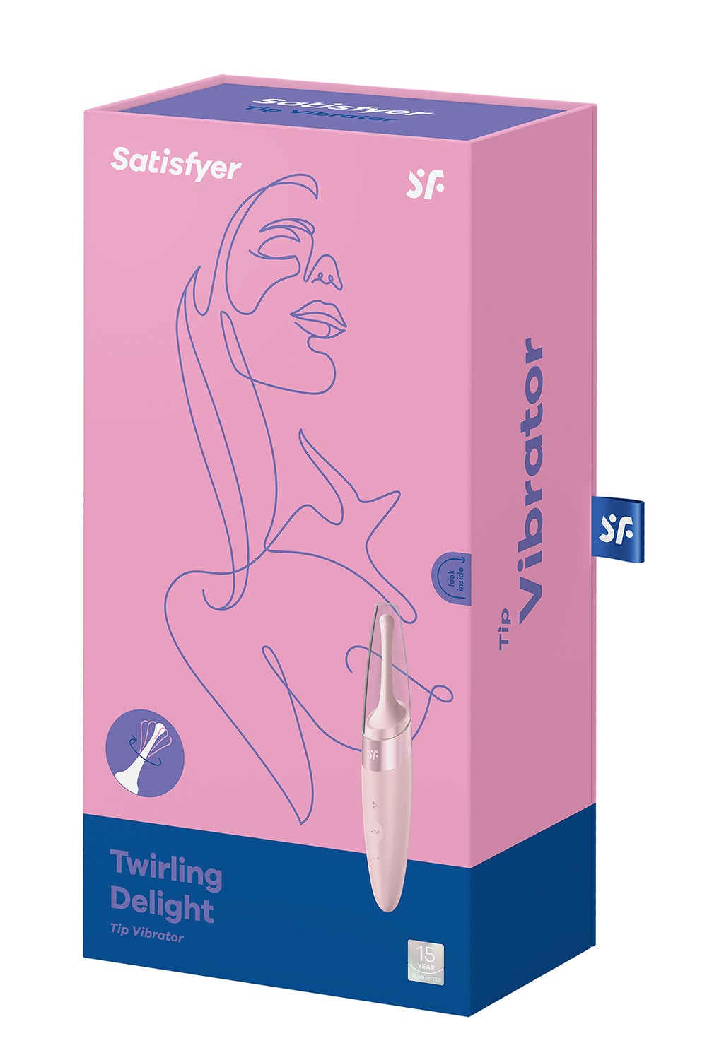 Вібратор для цілеспрямованої стимуляції Satisfyer Twirling Delight ніжно-рожевий