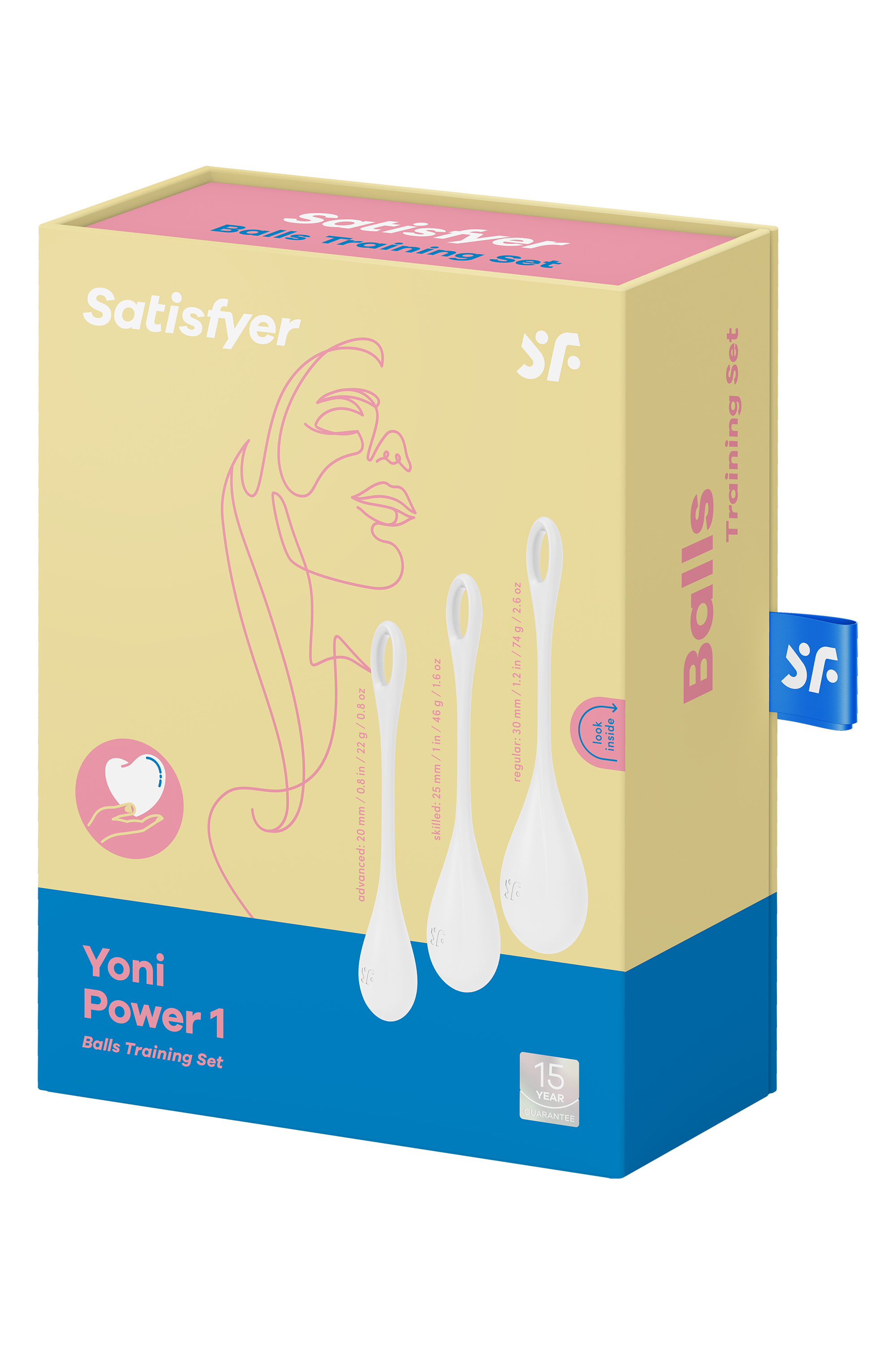 Набір вагінальних кульок Satisfyer Yoni Power 1 білий