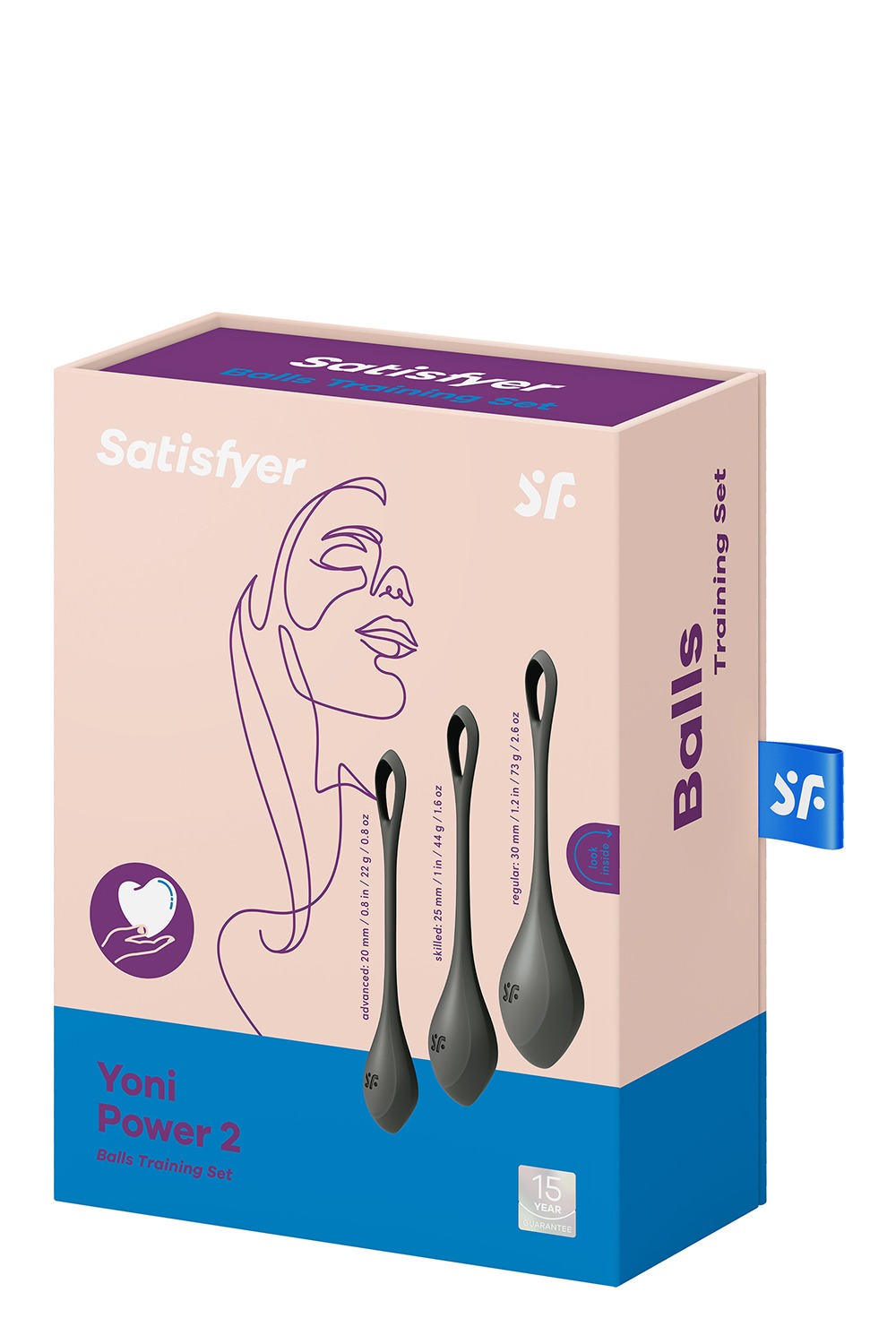 Набір вагінальних кульок Satisfyer Yoni Power 2 чорний