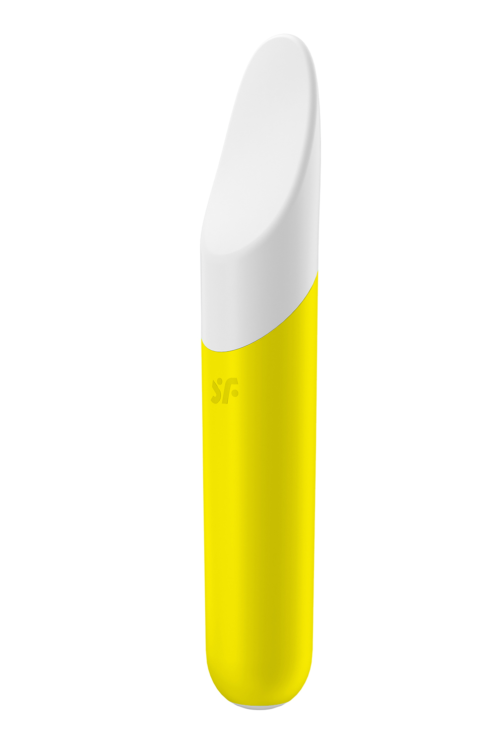 Вибропуля с плоским изогнутым наконечником Satisfyer Ultra Power Bullet 7 желтая