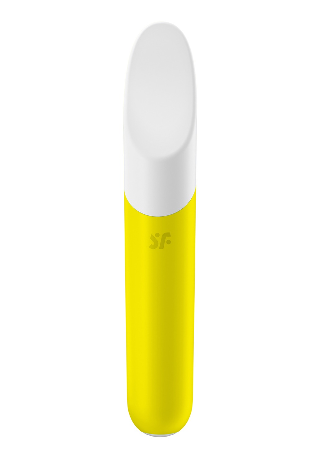 Вибропуля с плоским изогнутым наконечником Satisfyer Ultra Power Bullet 7 желтая