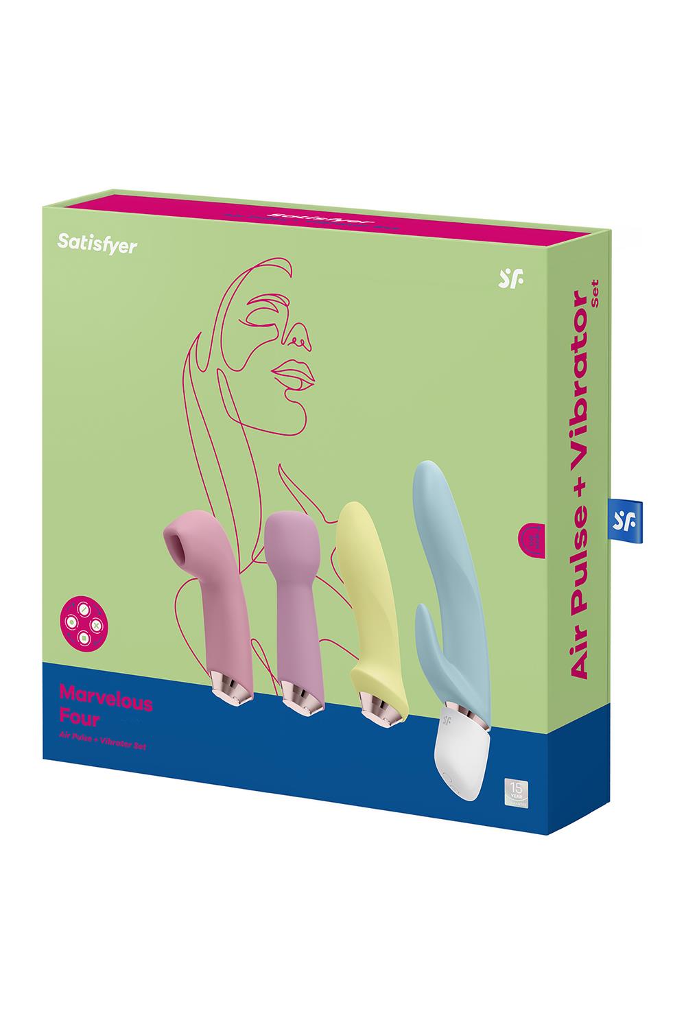 Набір вібраторів Satisfyer Marvelous Four, 4 штуки