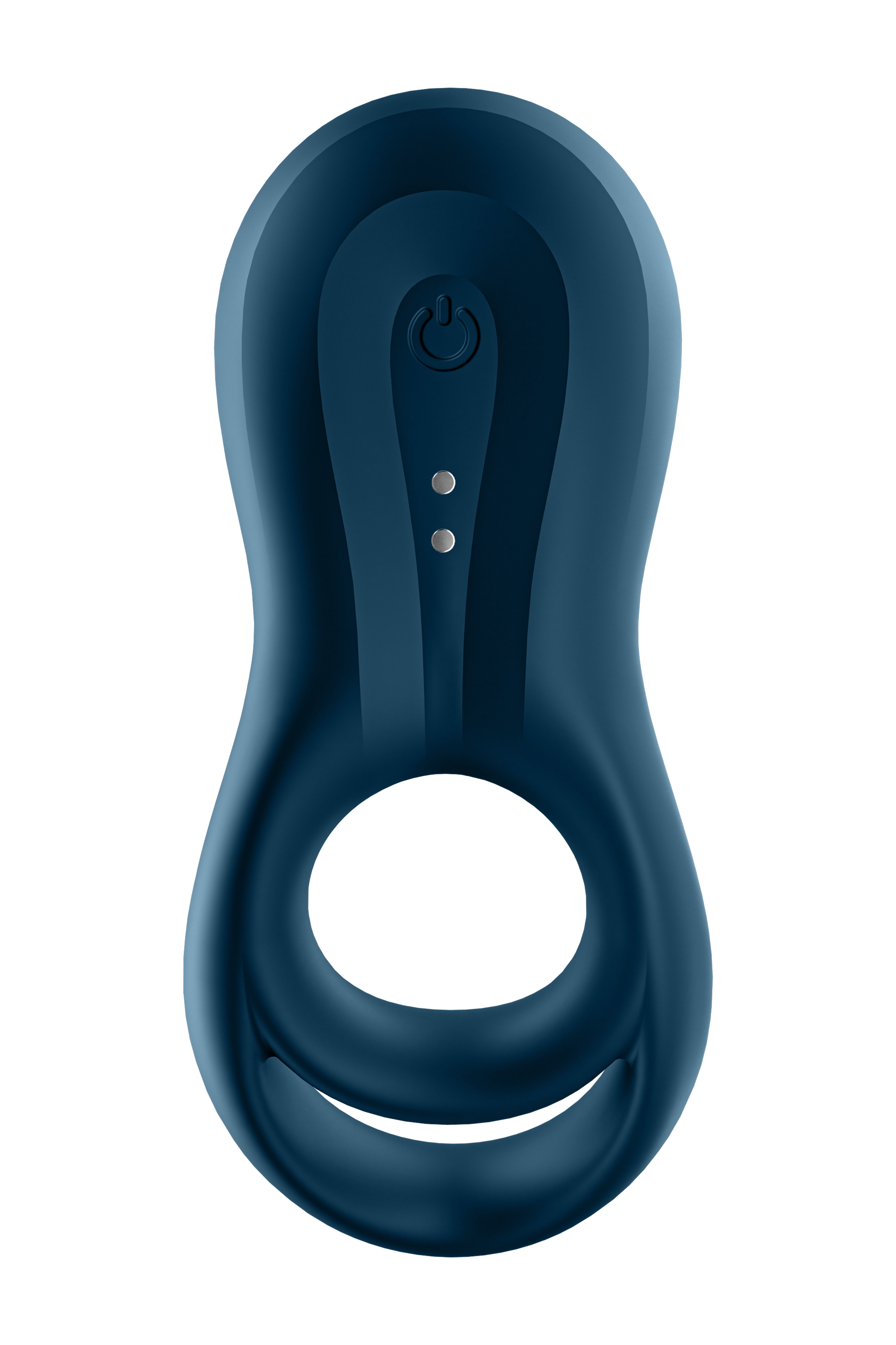 Эрекционное смарт кольцо с вибрацией Satisfyer Epic Duo синее