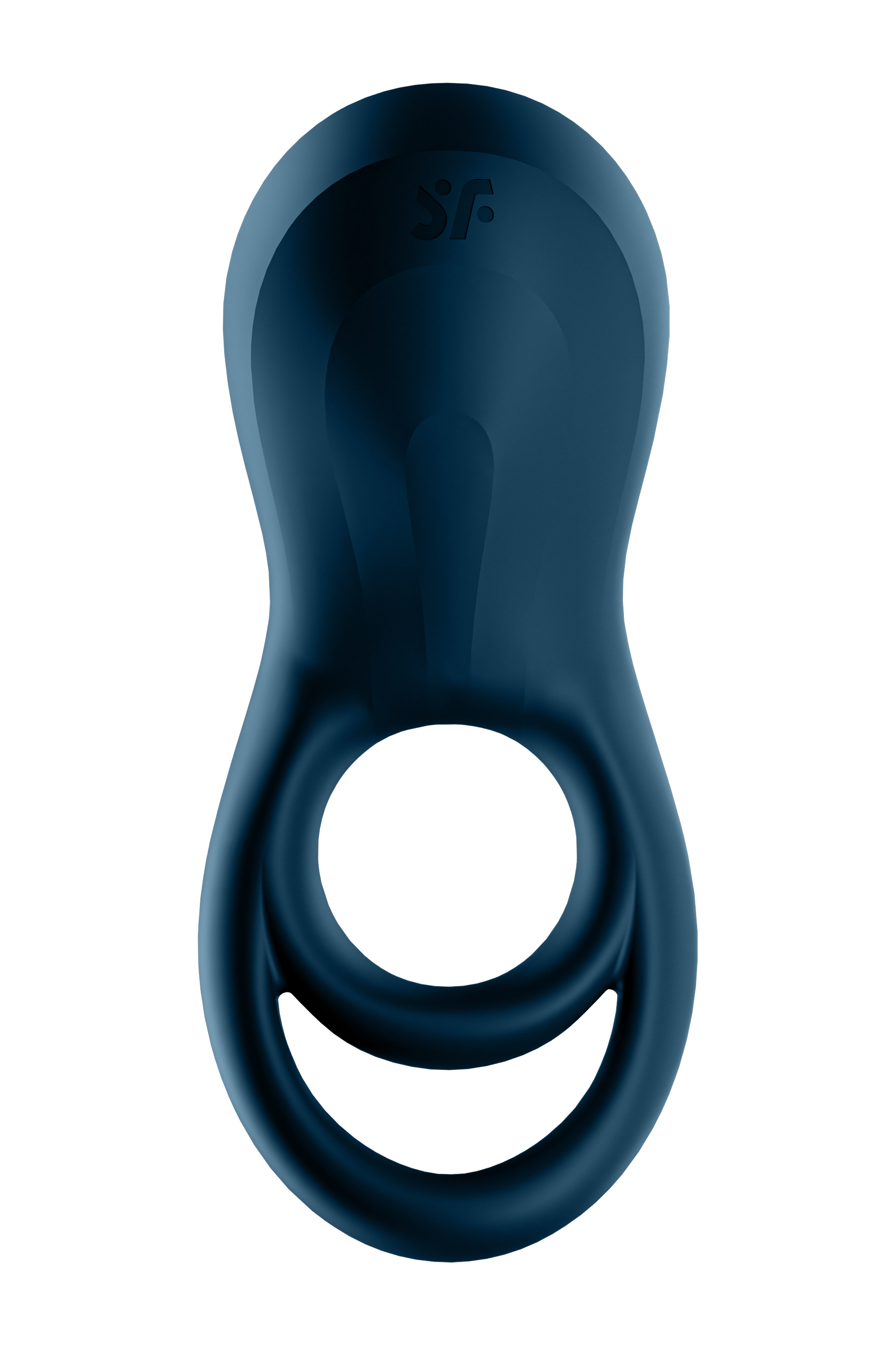Эрекционное смарт кольцо с вибрацией Satisfyer Epic Duo синее