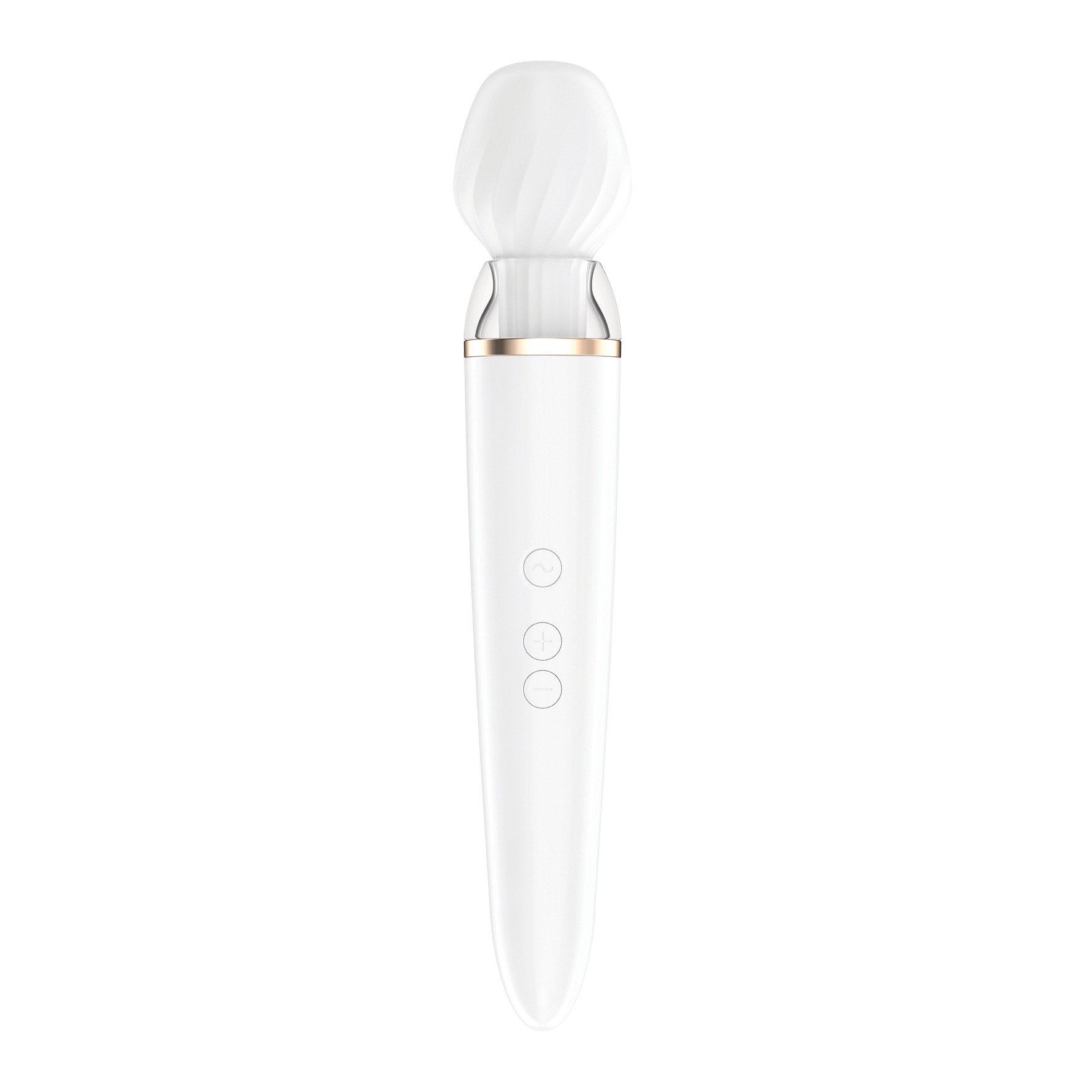 Смарт масажер-мікрофон Satisfyer Double Wand-er Connect App білий