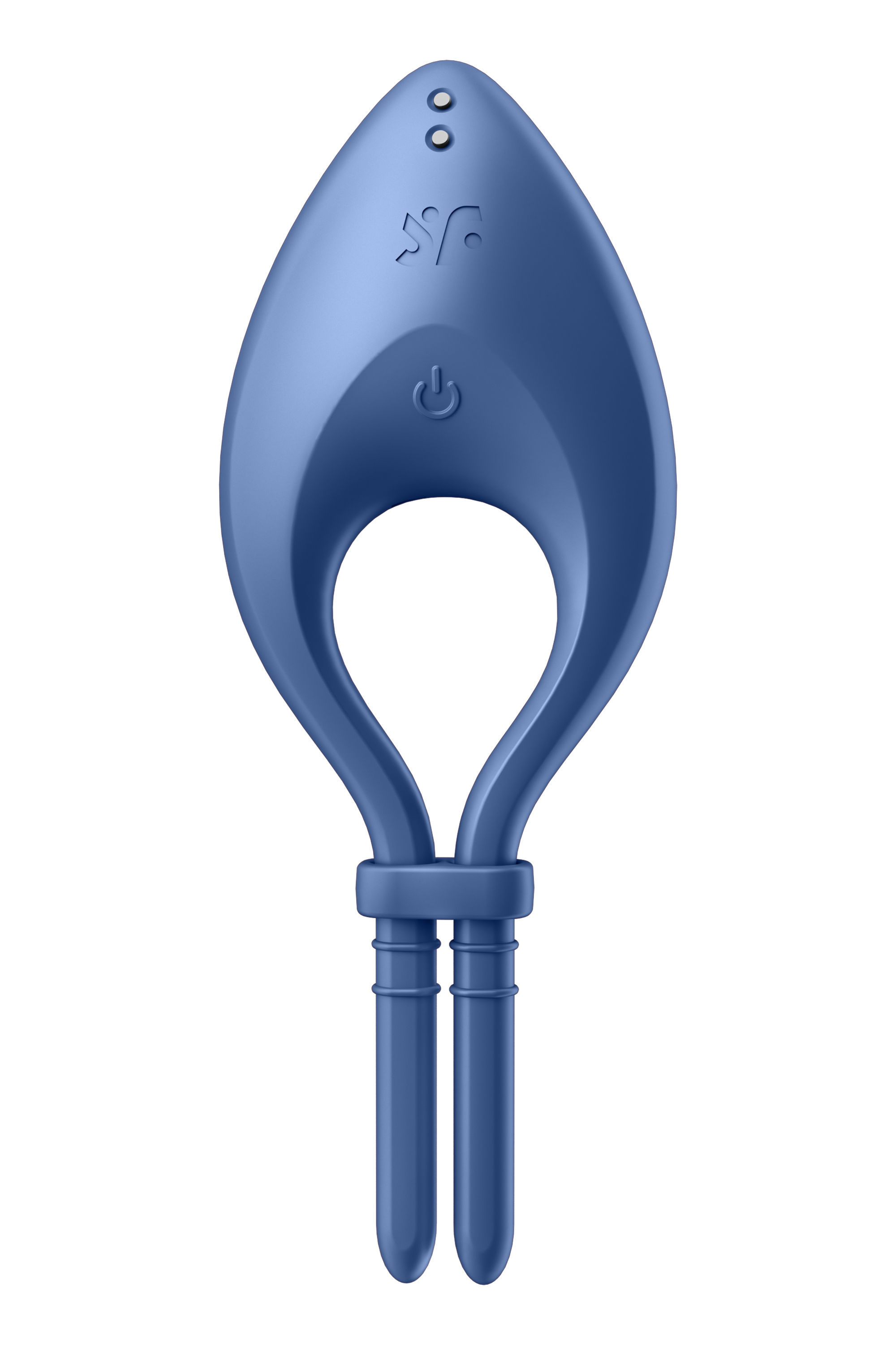 Эрекцинное виброкольцо с функцией управления телефоном Satisfyer Bullseye синий