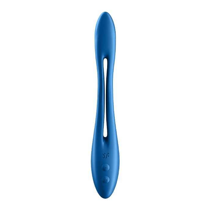 Гнущийся универсальный вибратор (эрекционное кольцо) Satisfyer Elastic Game синий