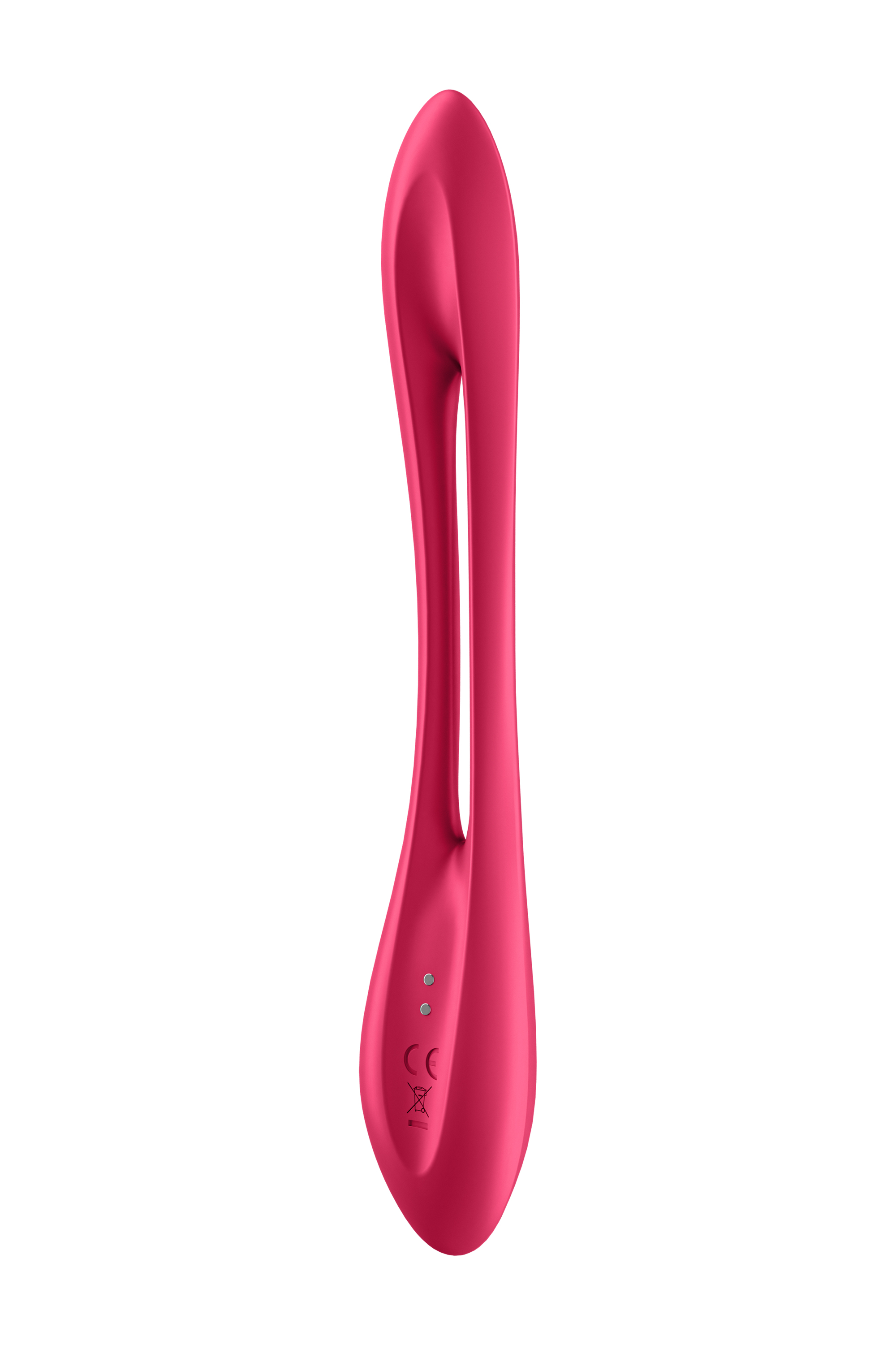 Гнущийся универсальный вибратор (эрекционное кольцо) Satisfyer Elastic Joy красный