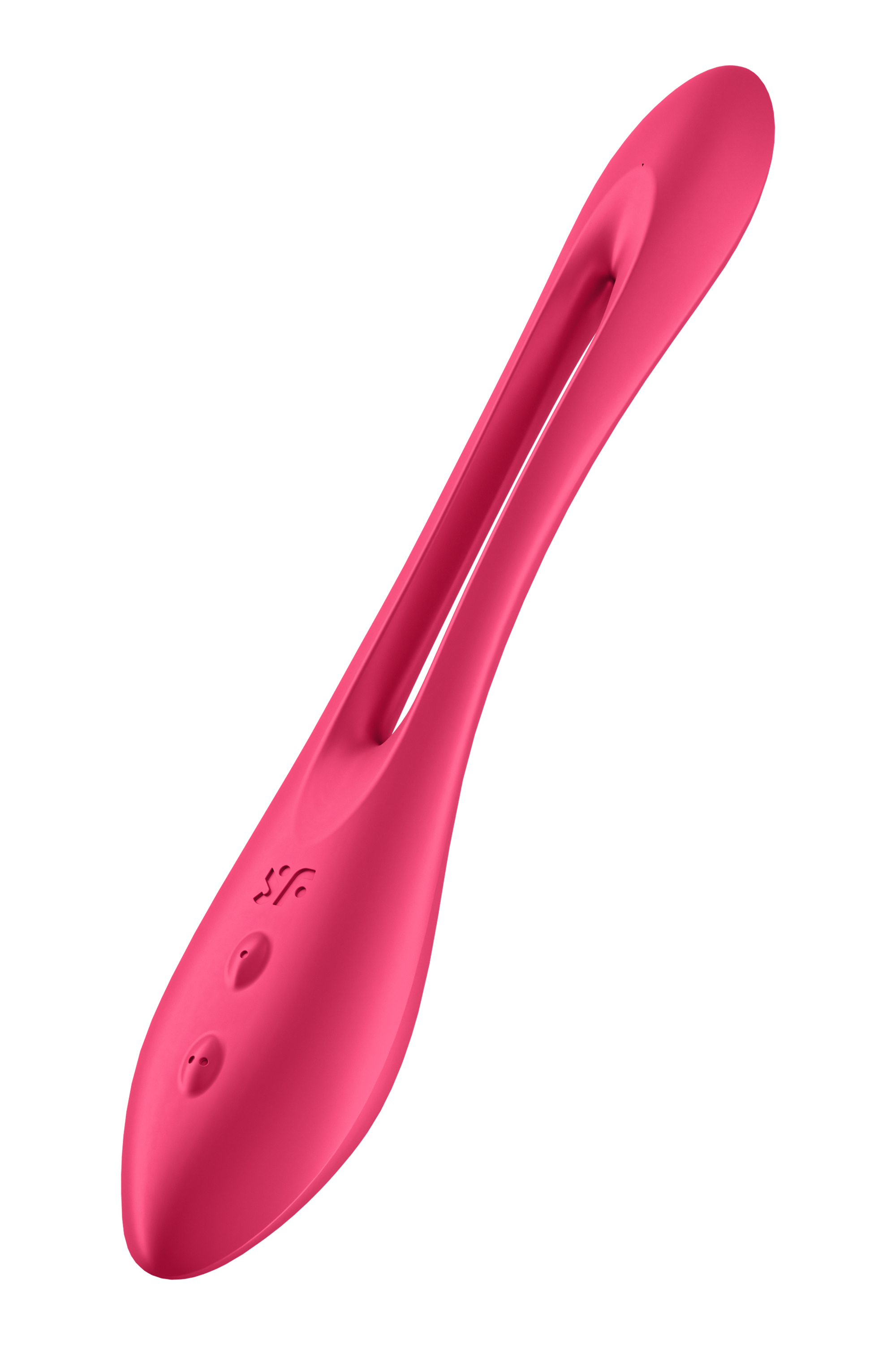 Гнущийся универсальный вибратор (эрекционное кольцо) Satisfyer Elastic Joy красный