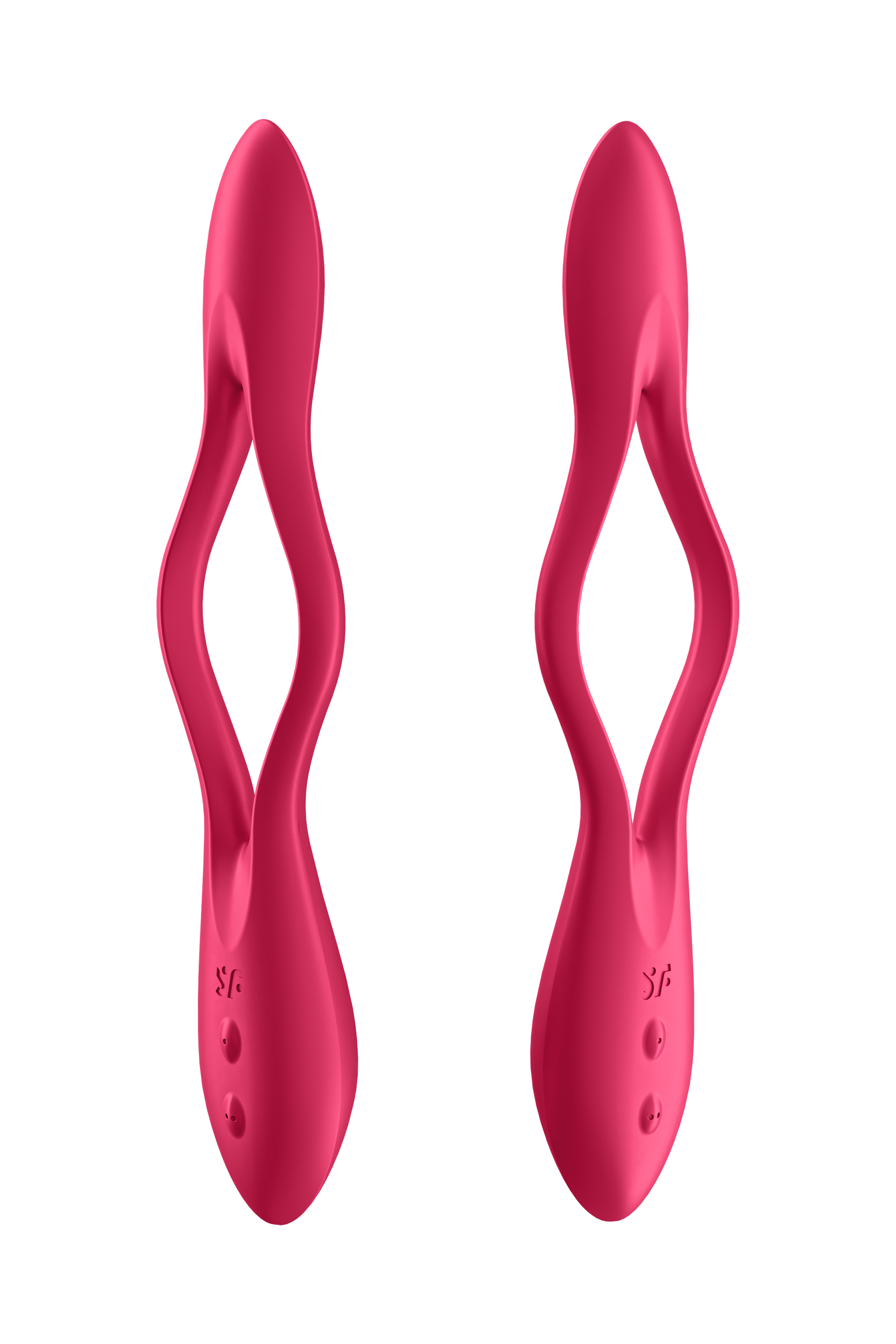 Гнущийся универсальный вибратор (эрекционное кольцо) Satisfyer Elastic Joy красный