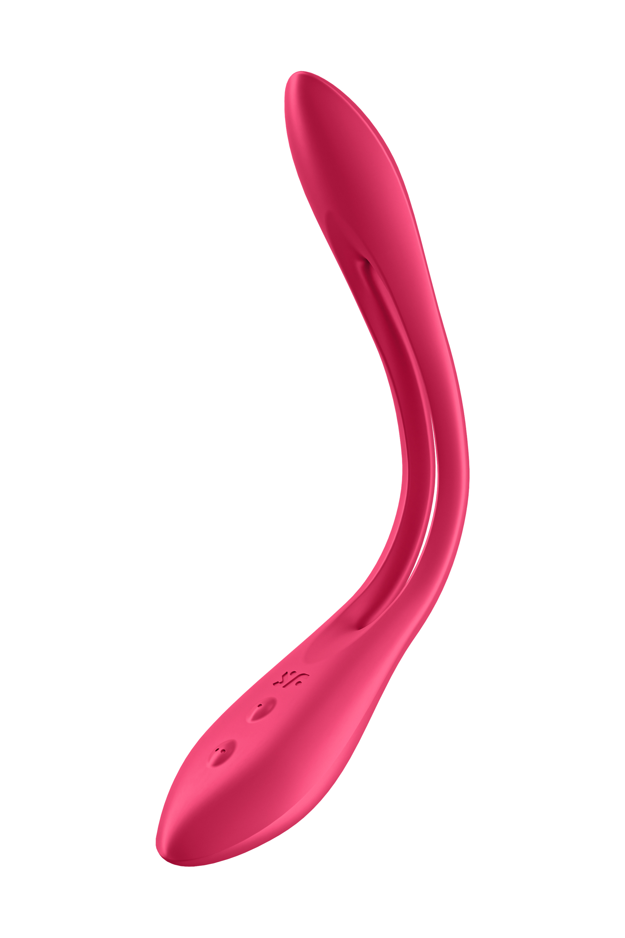 Гнущийся универсальный вибратор (эрекционное кольцо) Satisfyer Elastic Joy красный