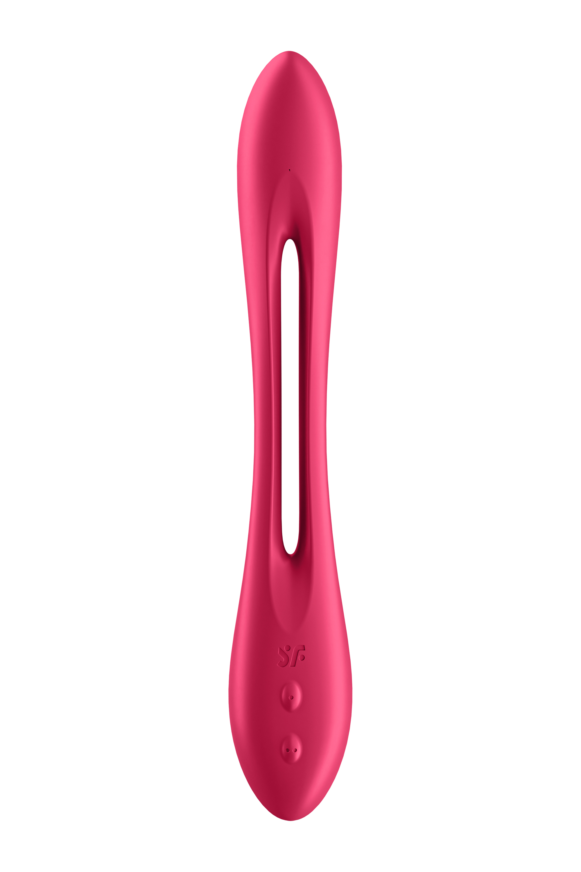 Гнущийся универсальный вибратор (эрекционное кольцо) Satisfyer Elastic Joy красный