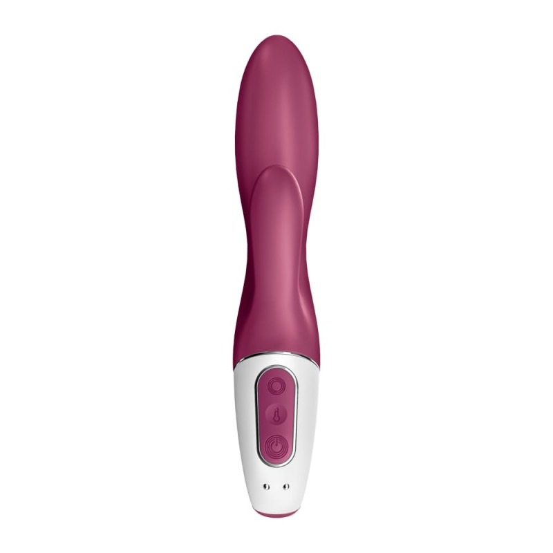 Подвійний смарт вібратор з функцією нагріву Satisfyer Heated Affair Connect App рожевий