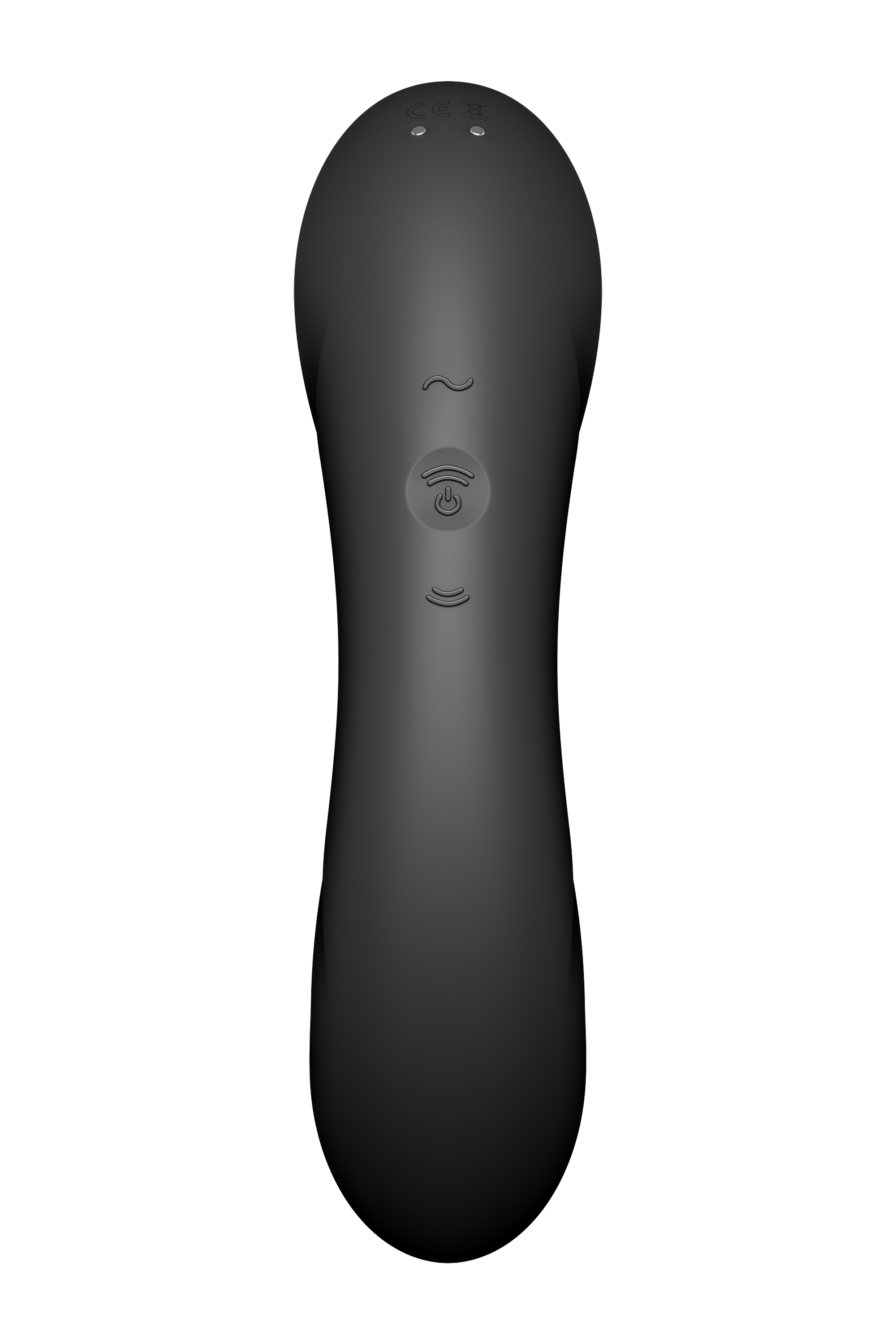 Подвійний вібратор із вакуумною стимуляцією Satisfyer Curvy Trinity 4 чорний