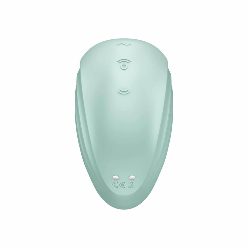 Вакуумний кліторальний стимулятор із вібрацією Satisfyer Pearl Diver м'ятний
