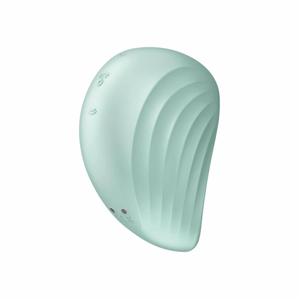 Вакуумний кліторальний стимулятор із вібрацією Satisfyer Pearl Diver м'ятний