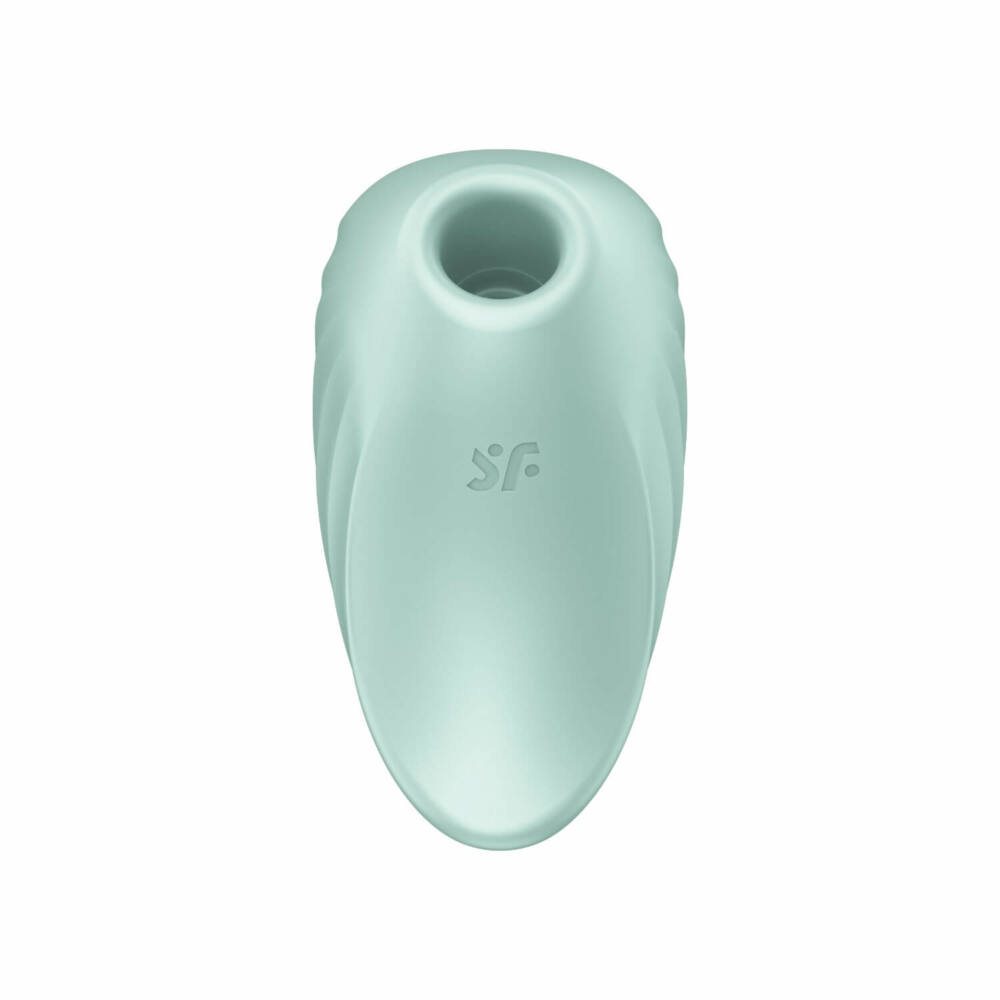 Вакуумний кліторальний стимулятор із вібрацією Satisfyer Pearl Diver м'ятний