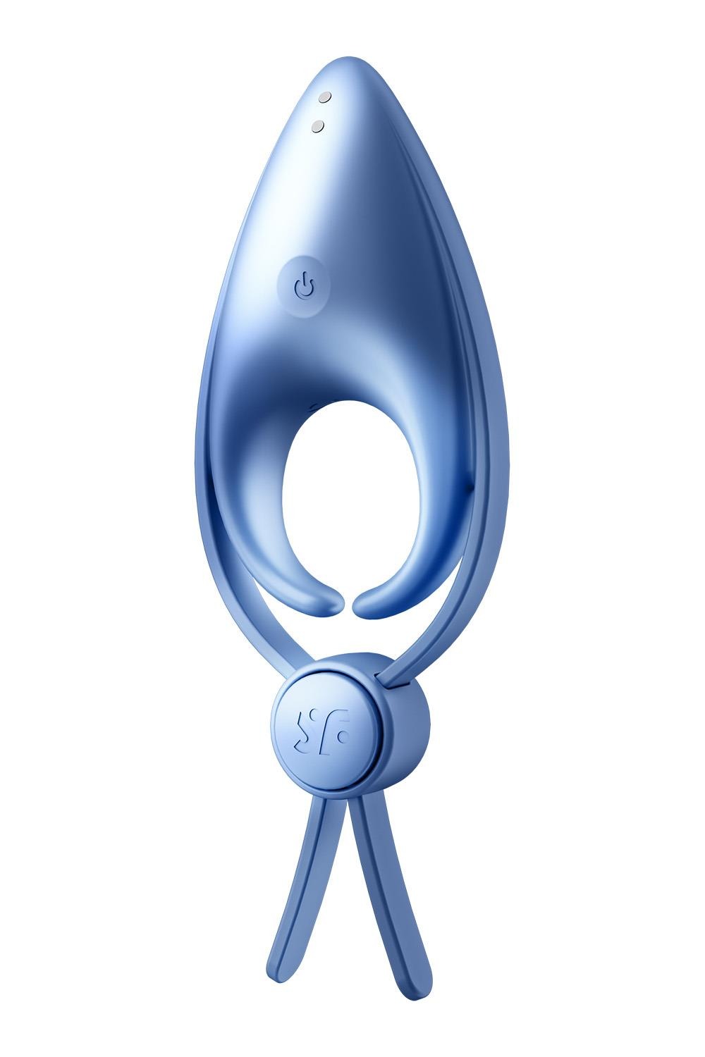Регулируемое эрекционное кольцо Satisfyer Sniper с вибрацией, синее