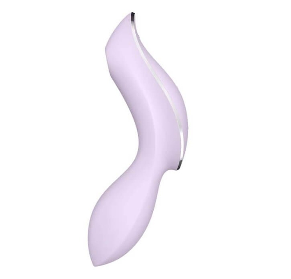 Двойной вибратор с вакуумной стимуляцией Satisfyer Curvy Trinity 2 сиреневый