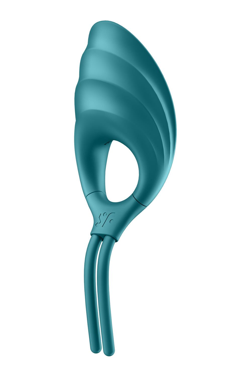 Регулируемое эрекционное кольцо Satisfyer Swordsman Camouflage с рельефом, зеленое