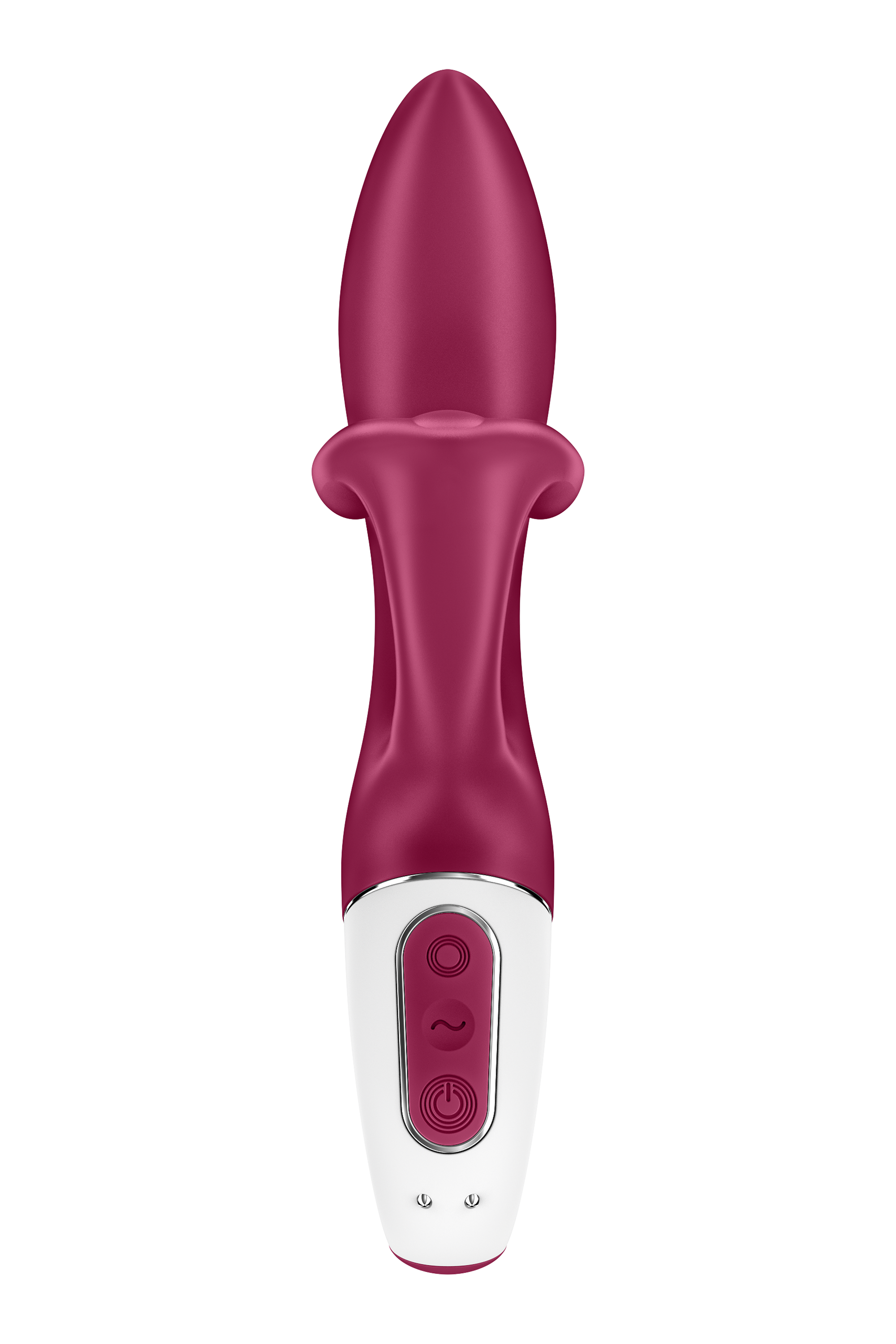 Гнучкий подвійний вібратор SATISFYER EMBRACE ME бордовий