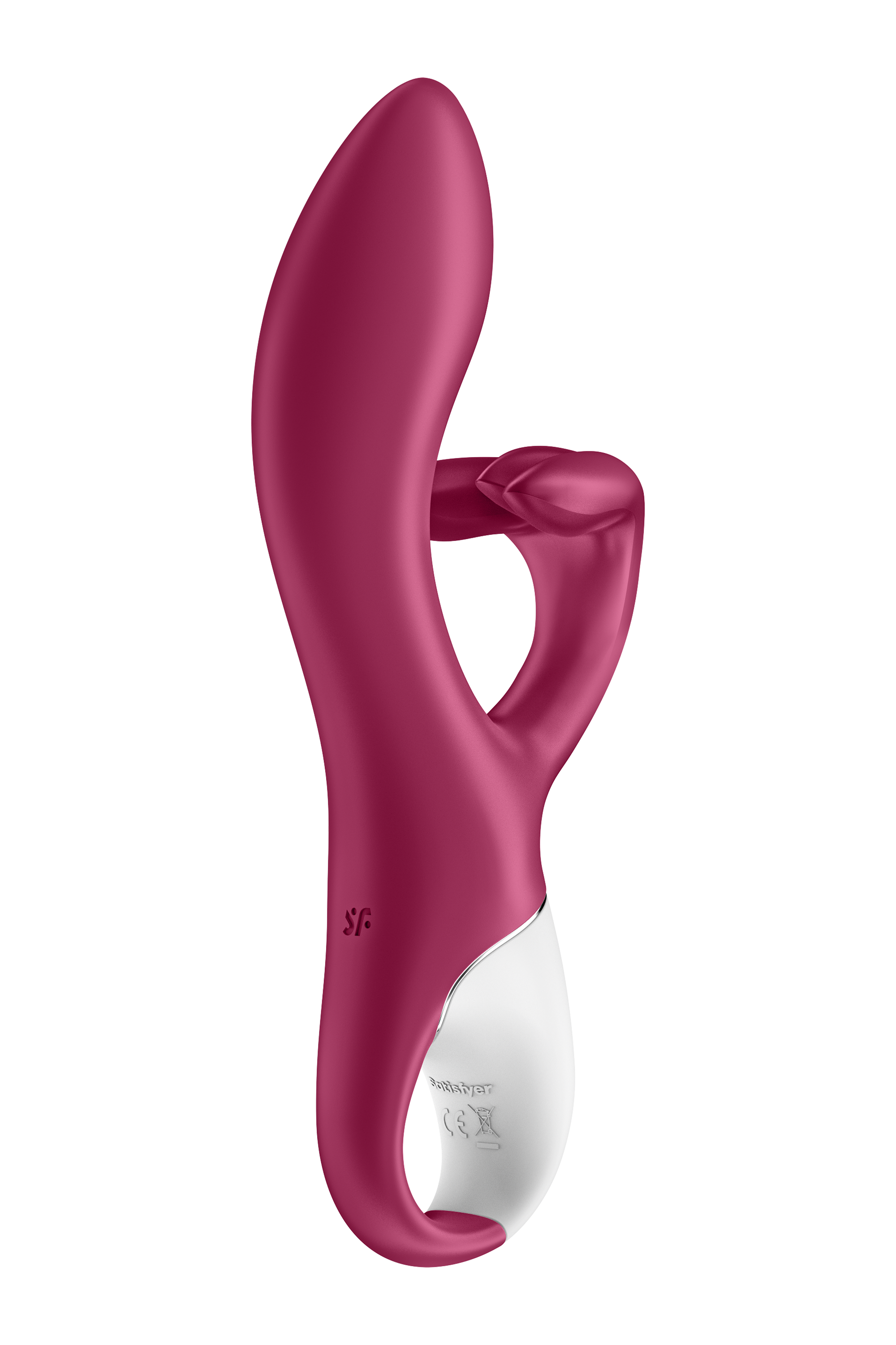 Гнучкий подвійний вібратор SATISFYER EMBRACE ME бордовий