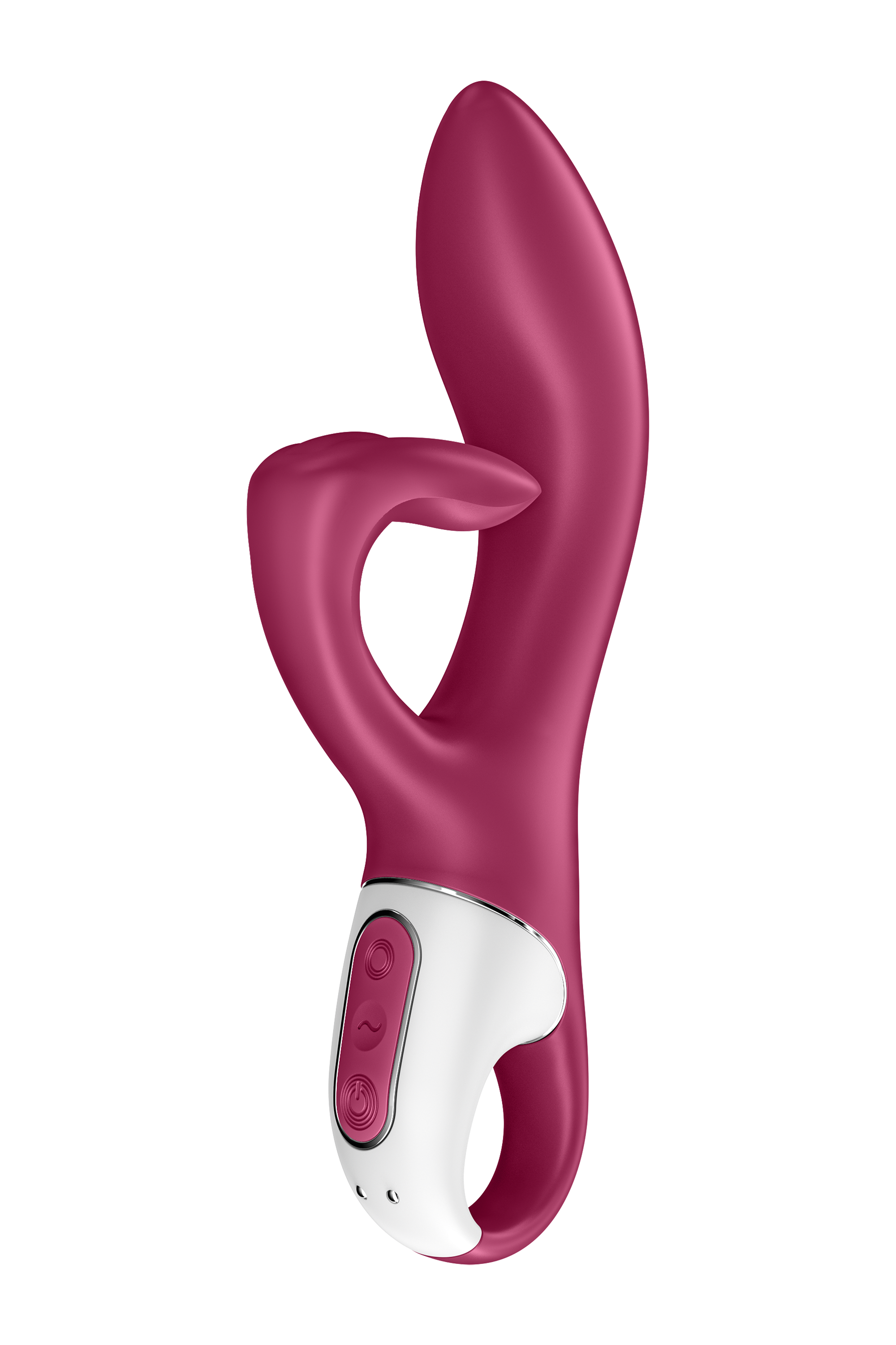 Гнучкий подвійний вібратор SATISFYER EMBRACE ME бордовий