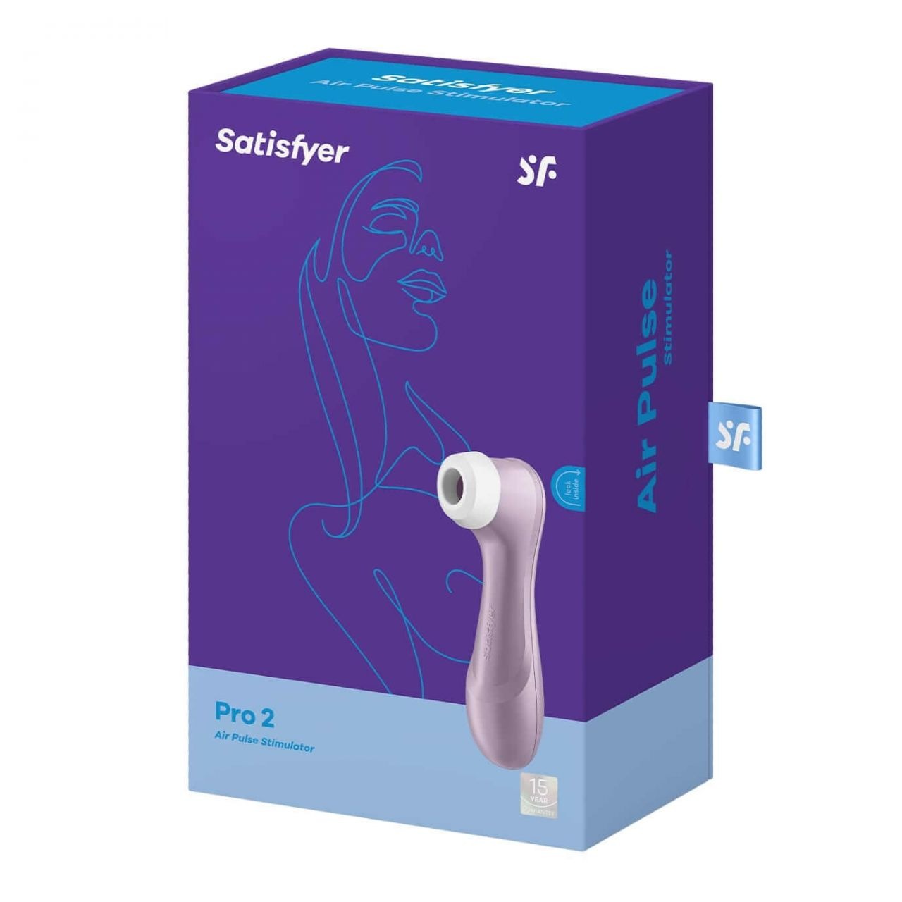 Вакуумний стимулятор клітора Satisfyer Pro 2, бузковий