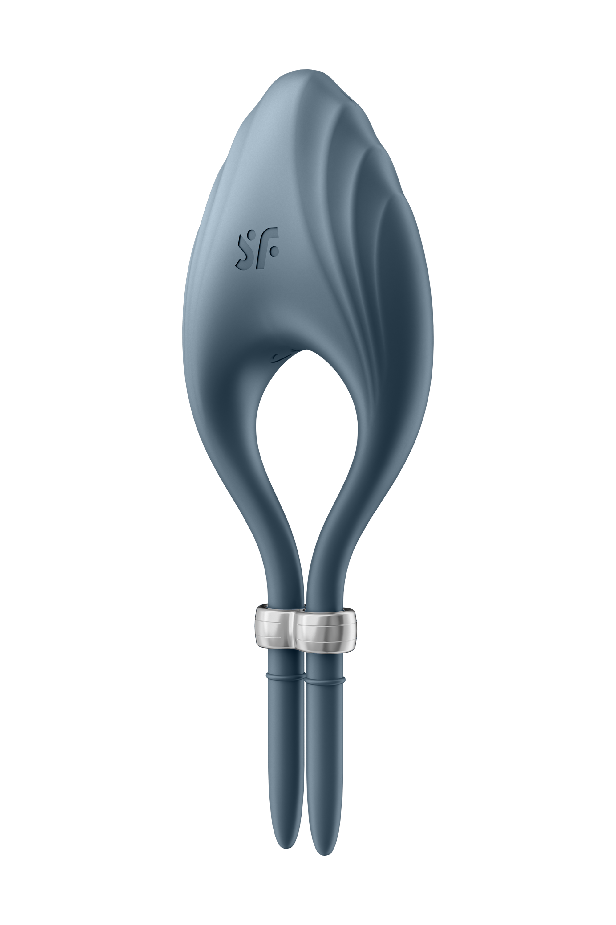 Регульована ерекційна каблучка з вібрацією SATISFYER DUELIST DARK синій