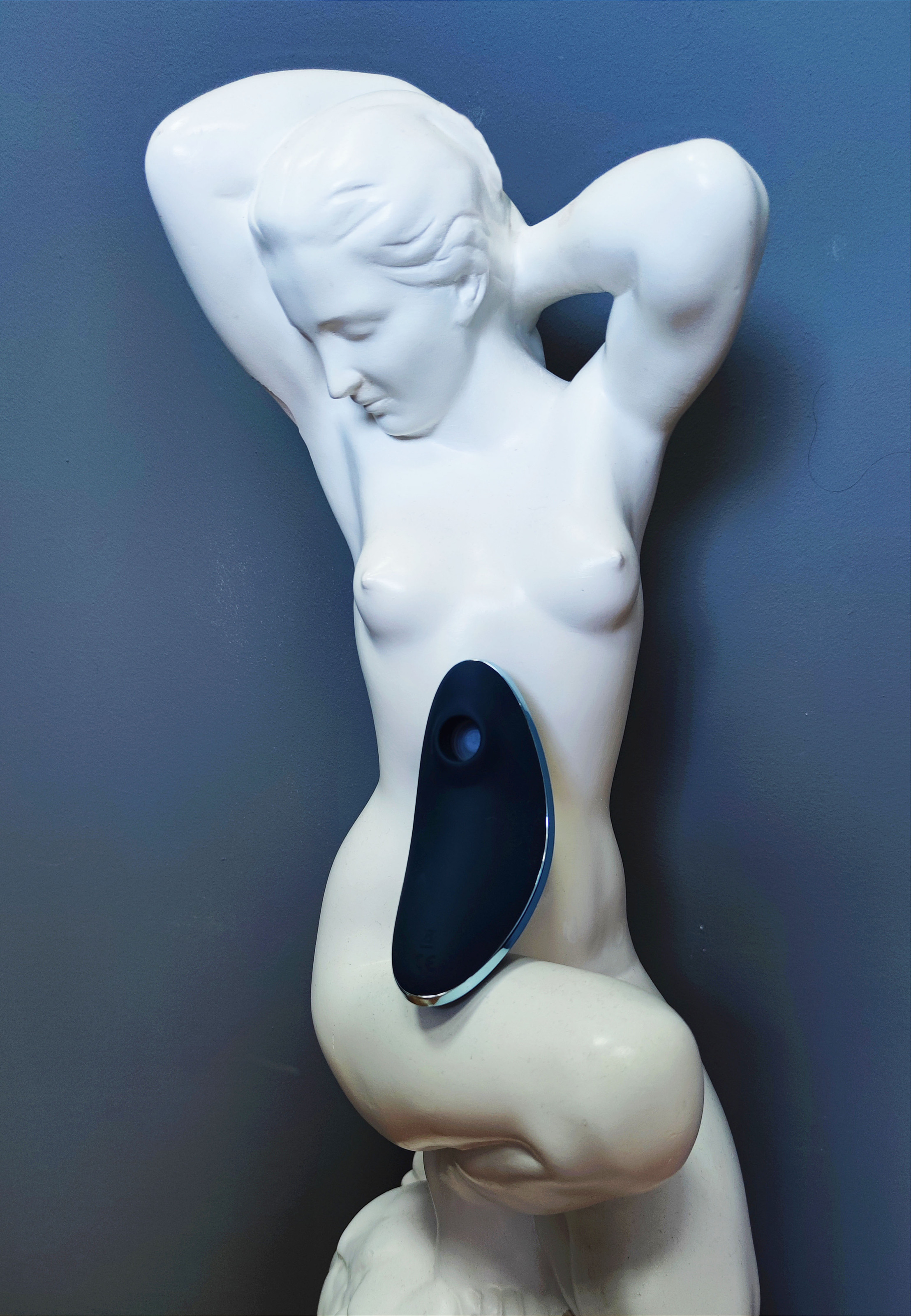 Вакуумний кліторальний стимулятор Satisfyer Vulva Lover 1 із вібрацією, синій