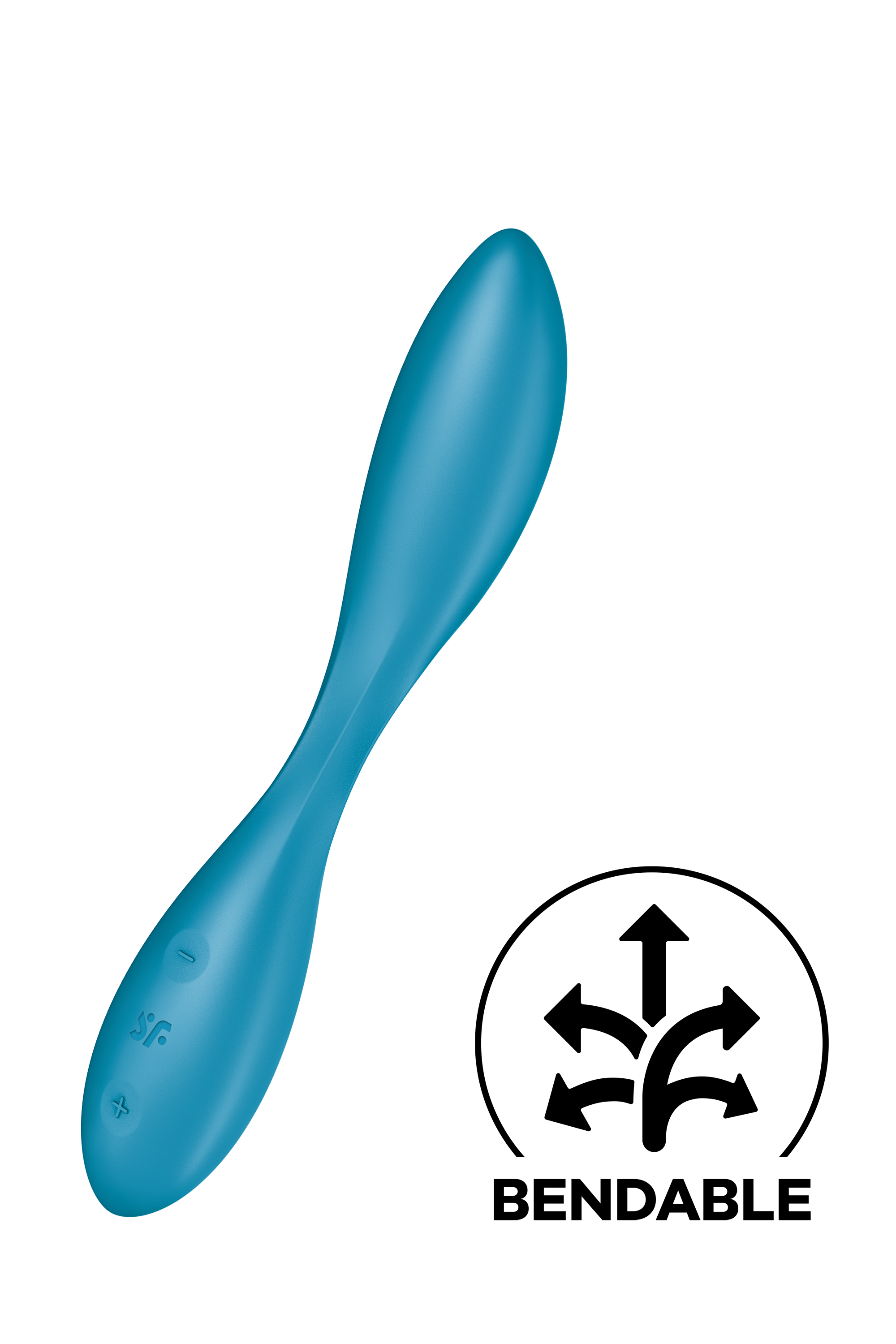 Мульти вібратор універсальний SATISFYER G-SPOT FLEX 1 блакитний