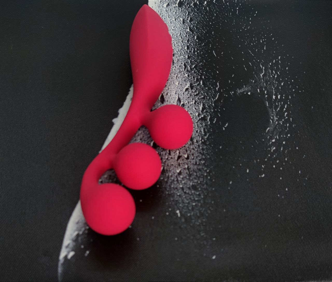 Мультивібратор Satisfyer Tri Ball 1 з трьома моторами, рожевий