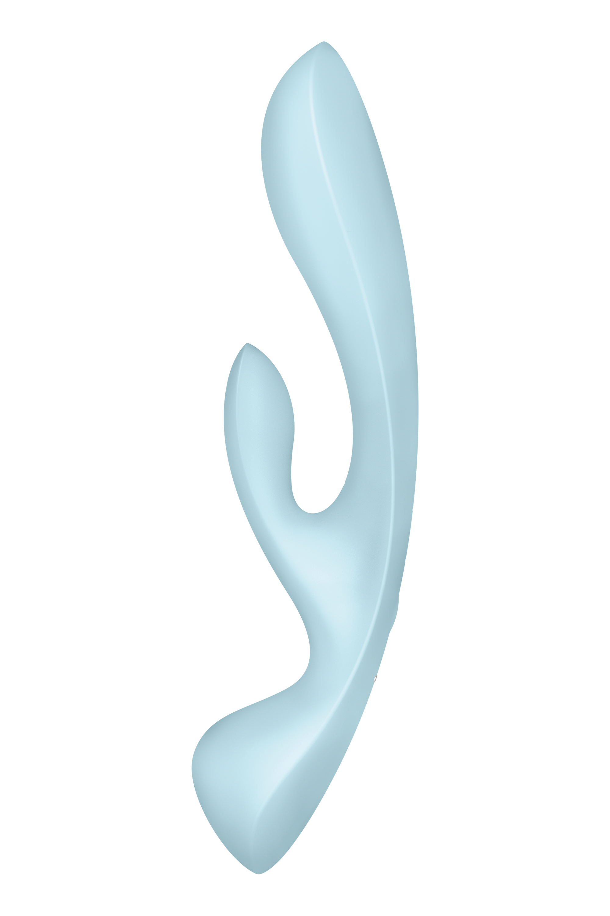 Вібратор кролик Satisfyer Triple Oh з трьома моторами, блакитний