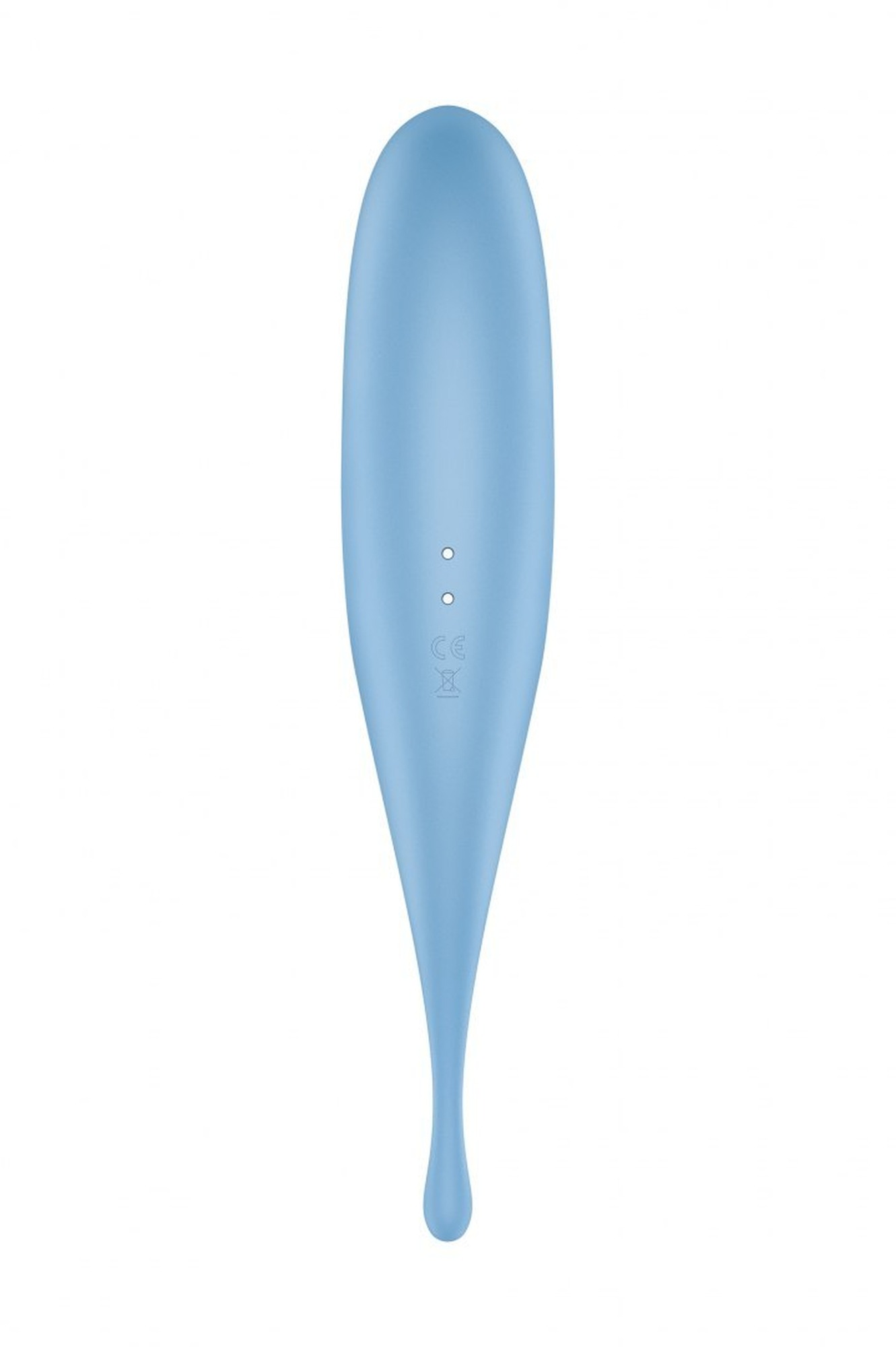 Гібридний вакуумний вібратор із точковою стимуляцією Satisfyer Twirling Pro, блакитний