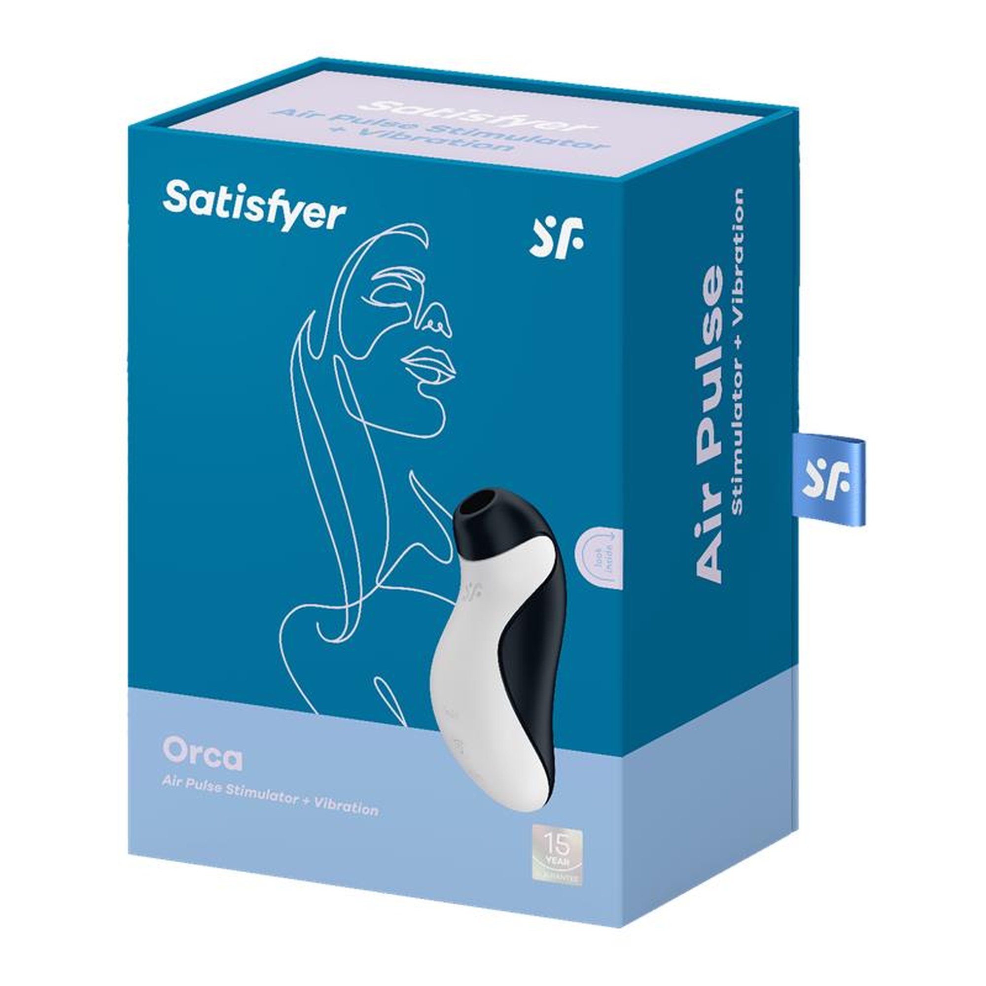 Вакуумний кліторальний стимулятор + вібрація Satisfyer Orca у вигляді пінгвіна