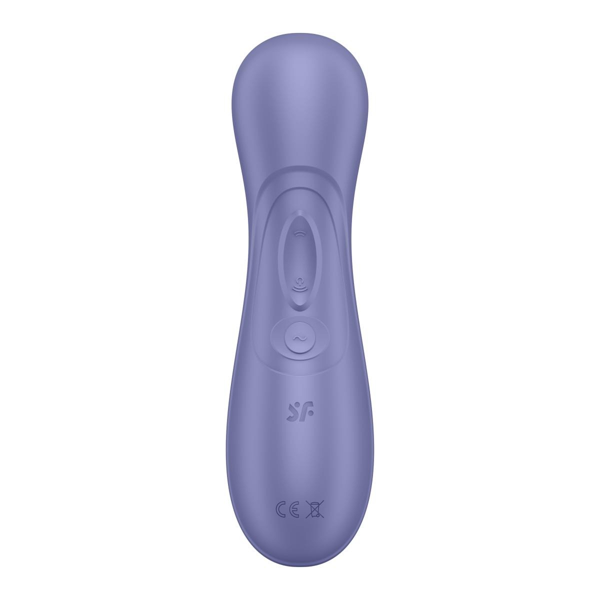 Вакуумний стимулятор клітора Satisfyer Pro 2 Generation 3 (у наборі дві силікон. насадки), фіолетовий