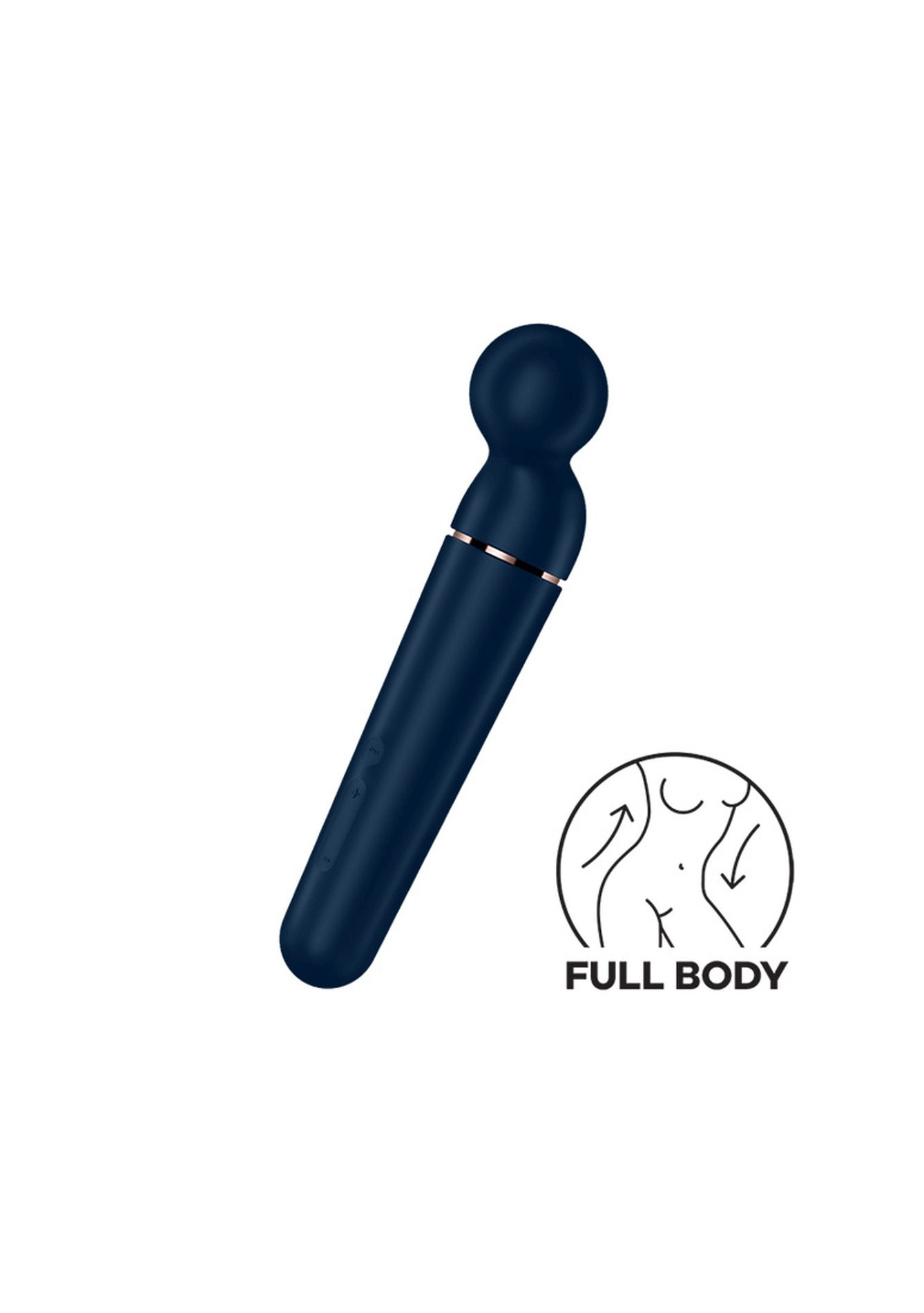 Вибратор-микрофон Satisfyer Planet Wand-er для стимуляции всего тела, синий, XXL