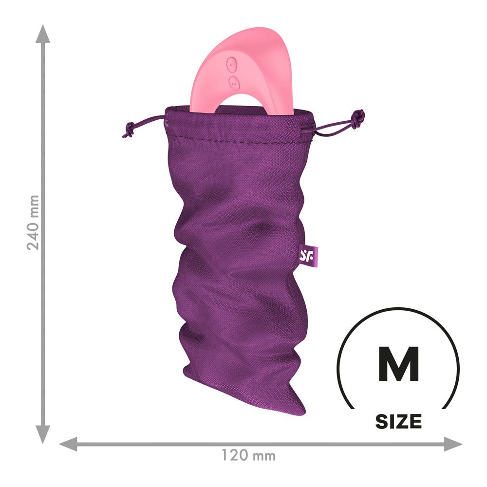 Чохол для зберігання секс-девайсів Satisfyer Treasure Bag, фіолетовий, M